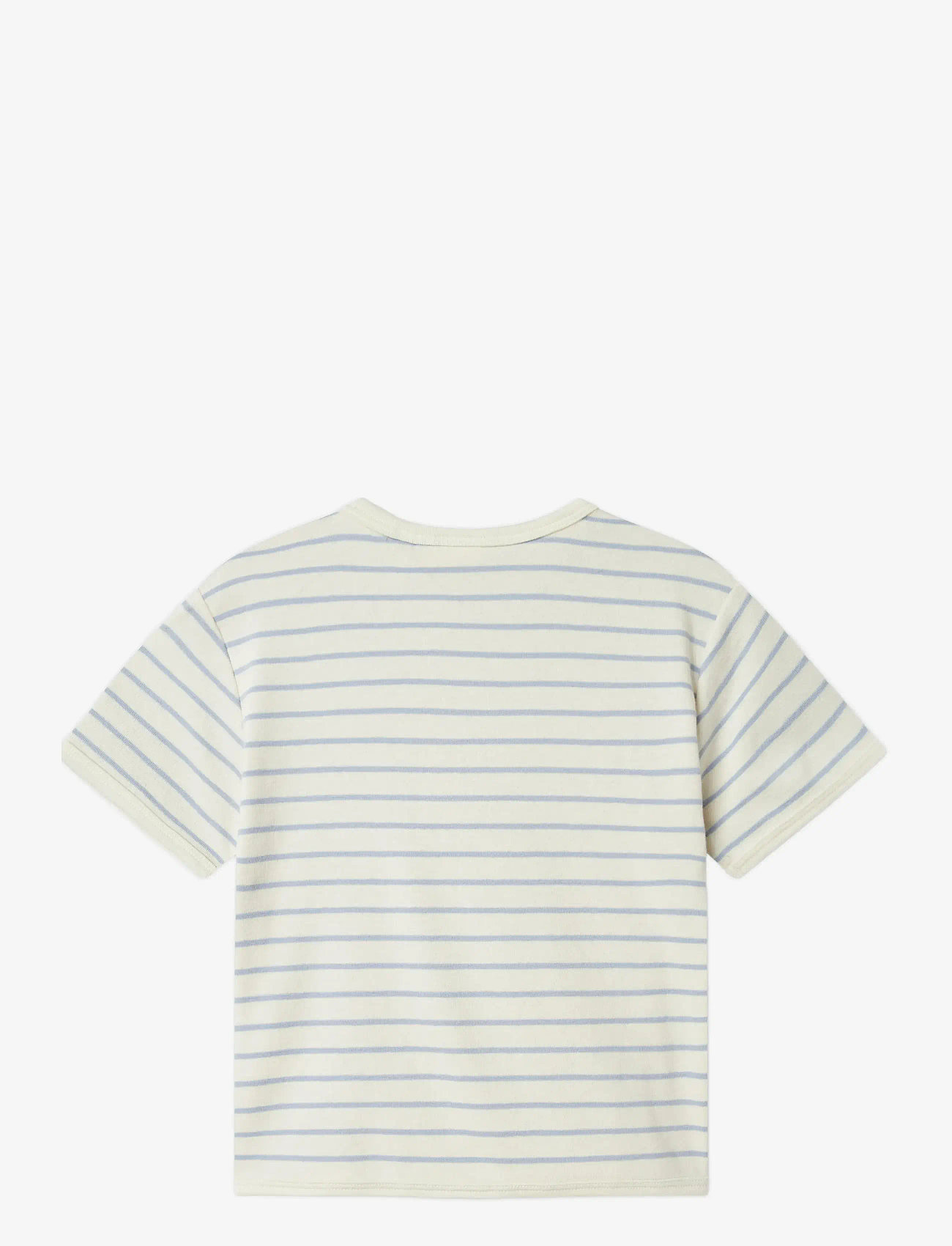 Lil'Atelier - NMMGEO ANM SS LOOSE TOP LIL - kortærmede t-shirts - zen blue - 1