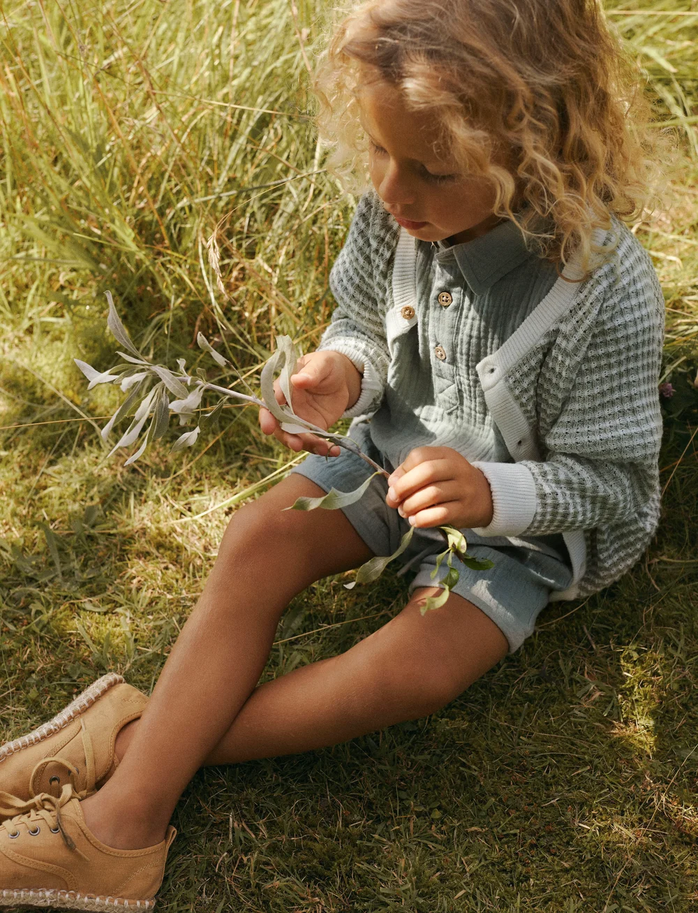 Lil'Atelier - NMMJANU LOOSE SHORTS LIL - casual shorts - seagrass - 2