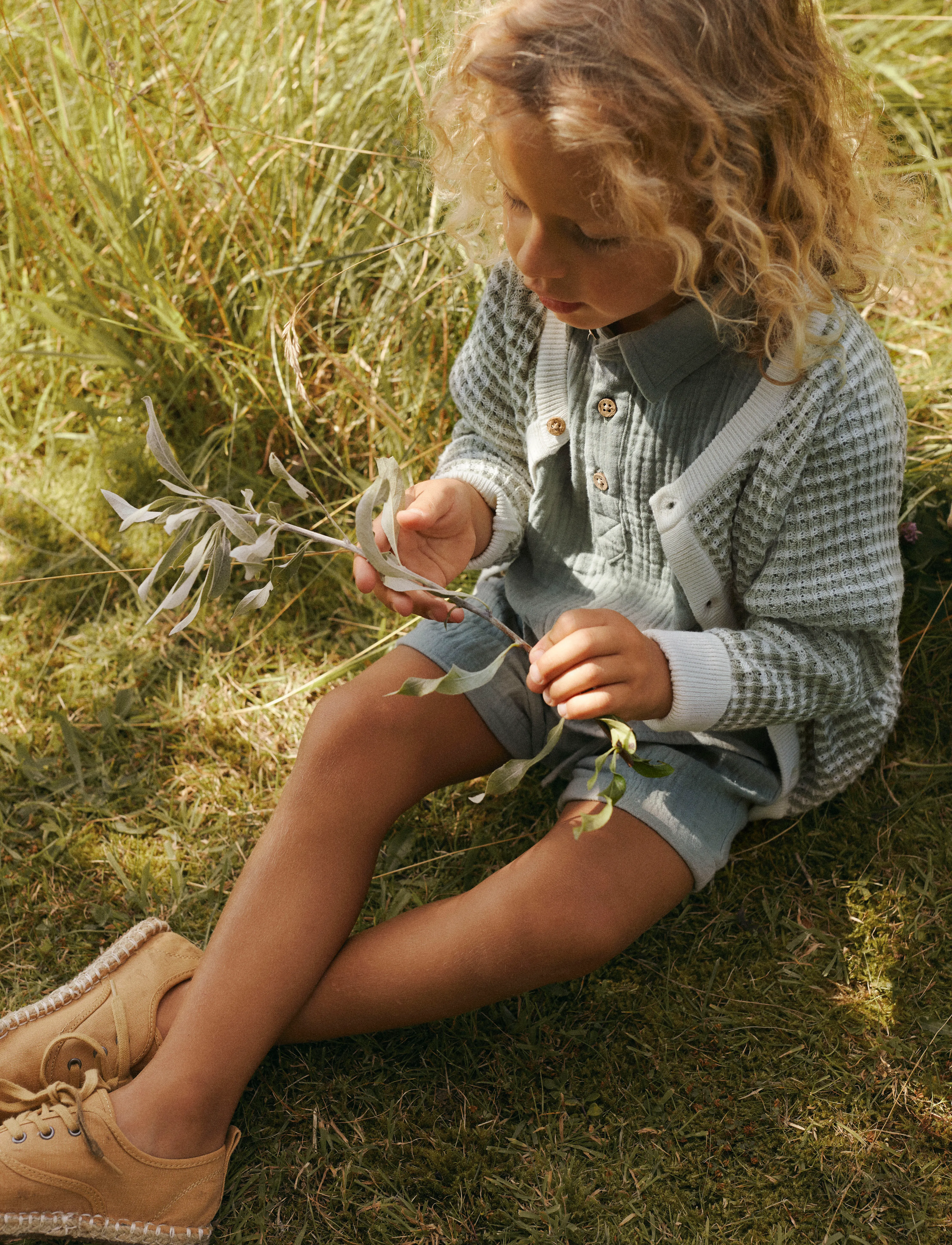 Lil'Atelier - NMMJANU LOOSE SHORTS LIL - seagrass - 2