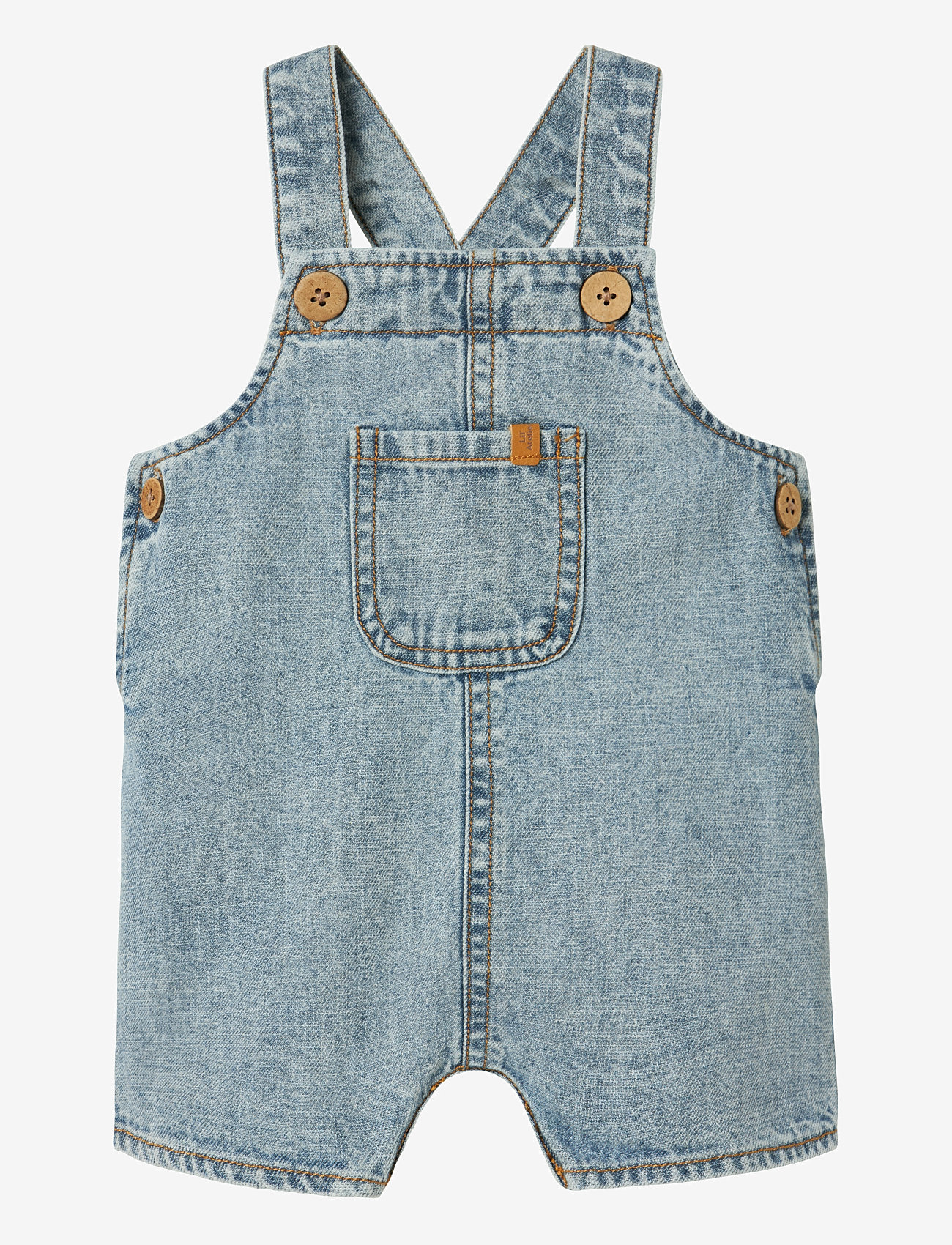 Lil'Atelier - NBMHILBERT DNM SHORTOVERALL 1118-HL LIL - overalls - light blue denim - 1
