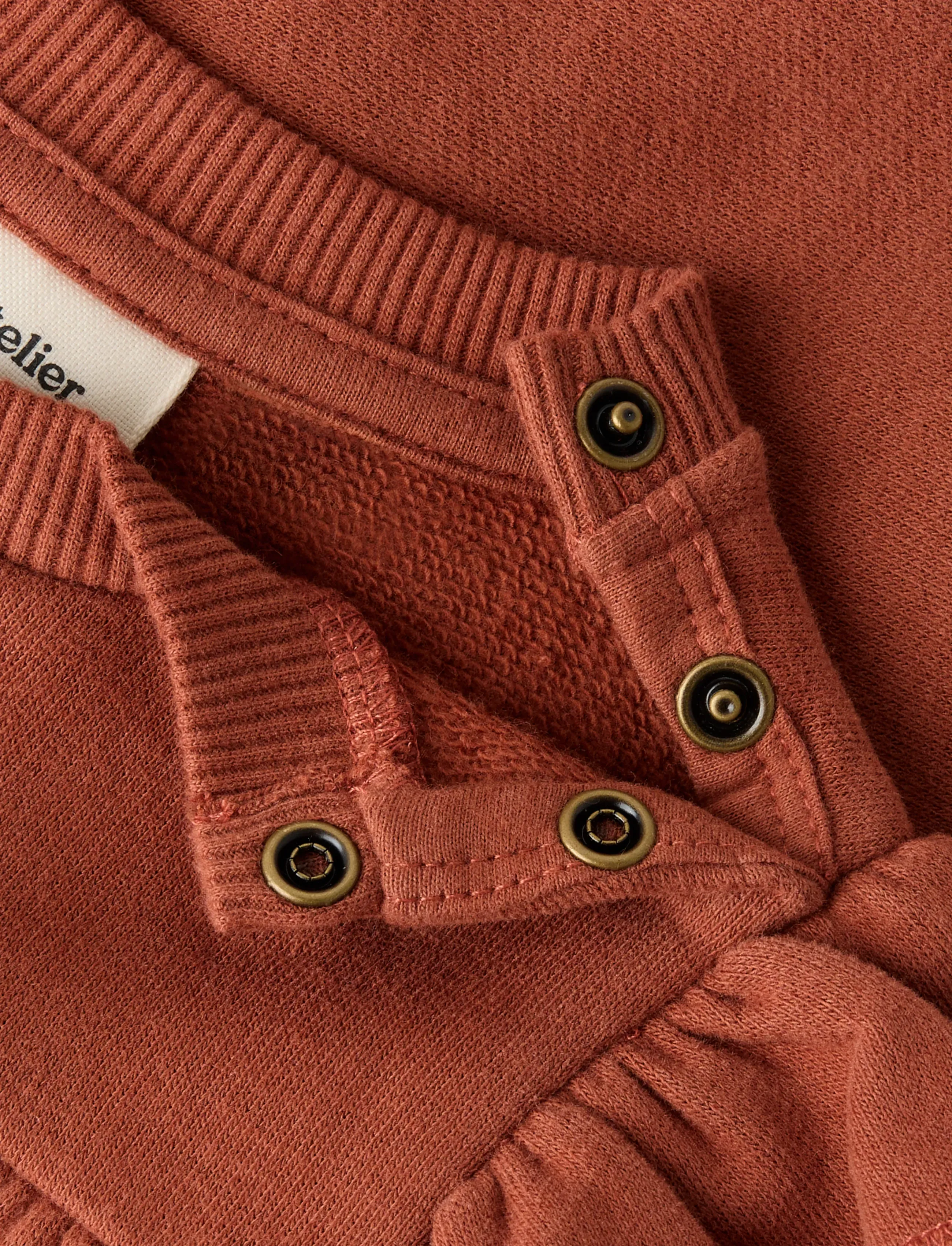 Lil'Atelier - NBFILONDON RES LS SWEAT BRU LIL - sweatshirts - maple syrup - 2