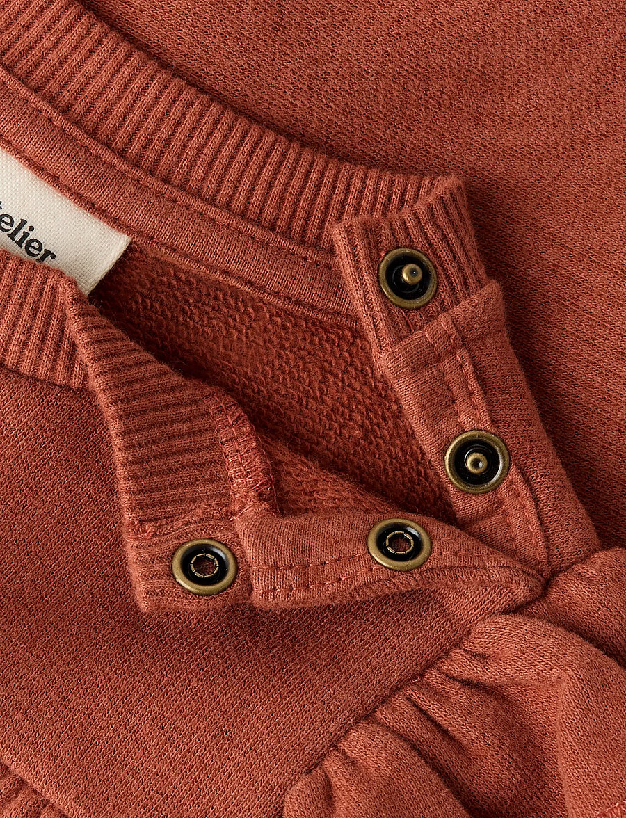 Lil'Atelier - NBFILONDON RES LS SWEAT BRU LIL - sweatshirts - maple syrup - 2