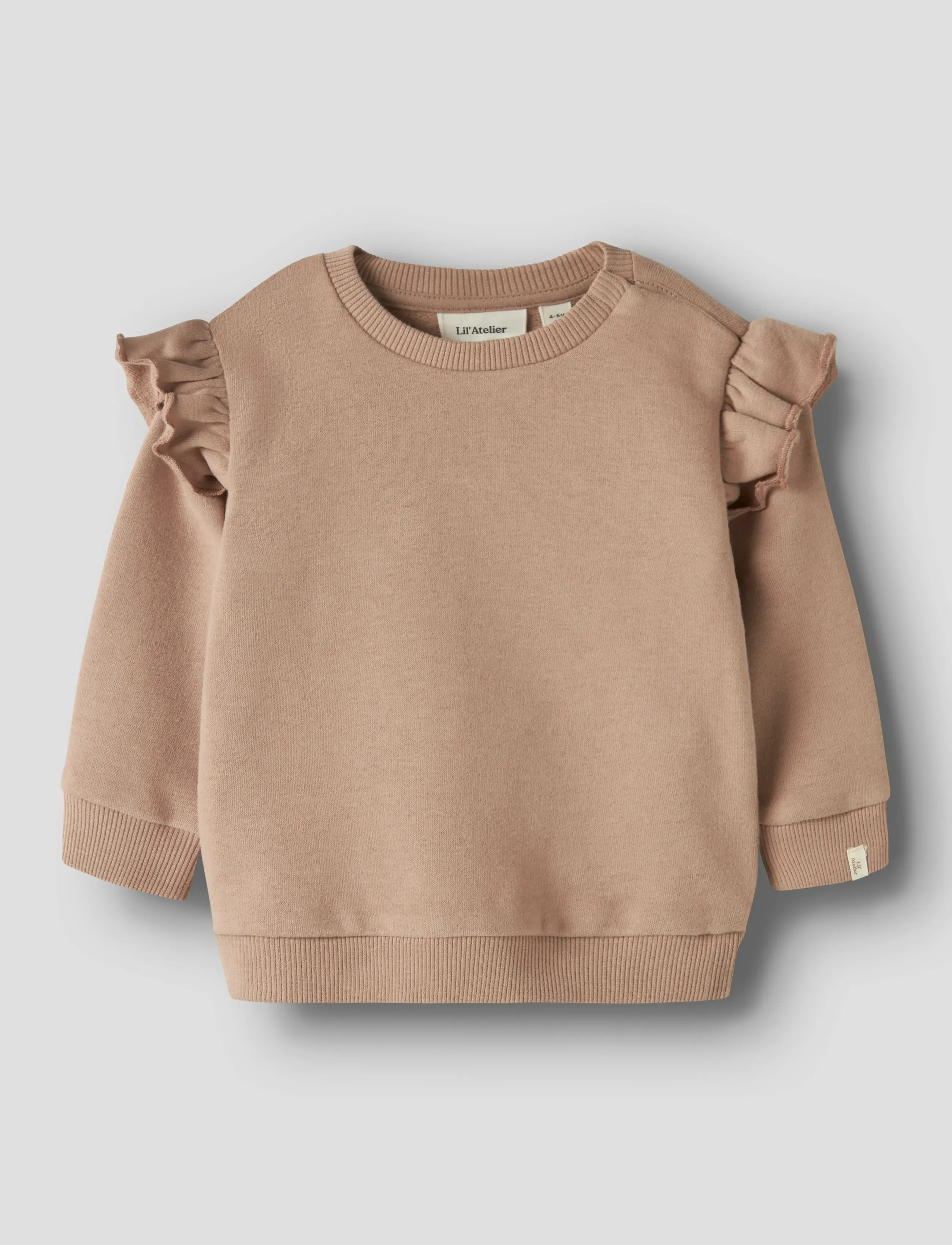 Lil'Atelier - NBFILONDON RES LS SWEAT BRU LIL - sweat-shirt - roebuck - 3