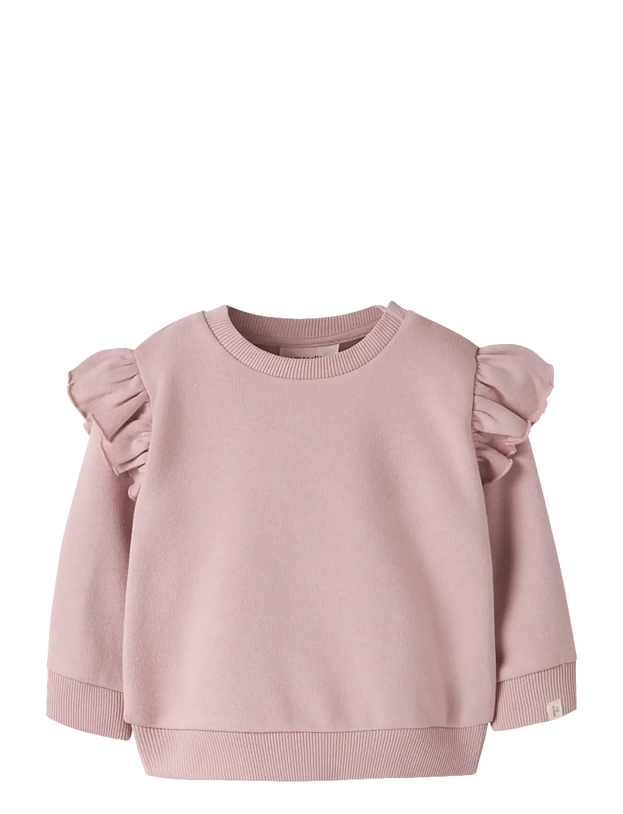 Lil'Atelier - NBFILONDON RES LS SWEAT BRU LIL - sweatshirts - zephyr - 0