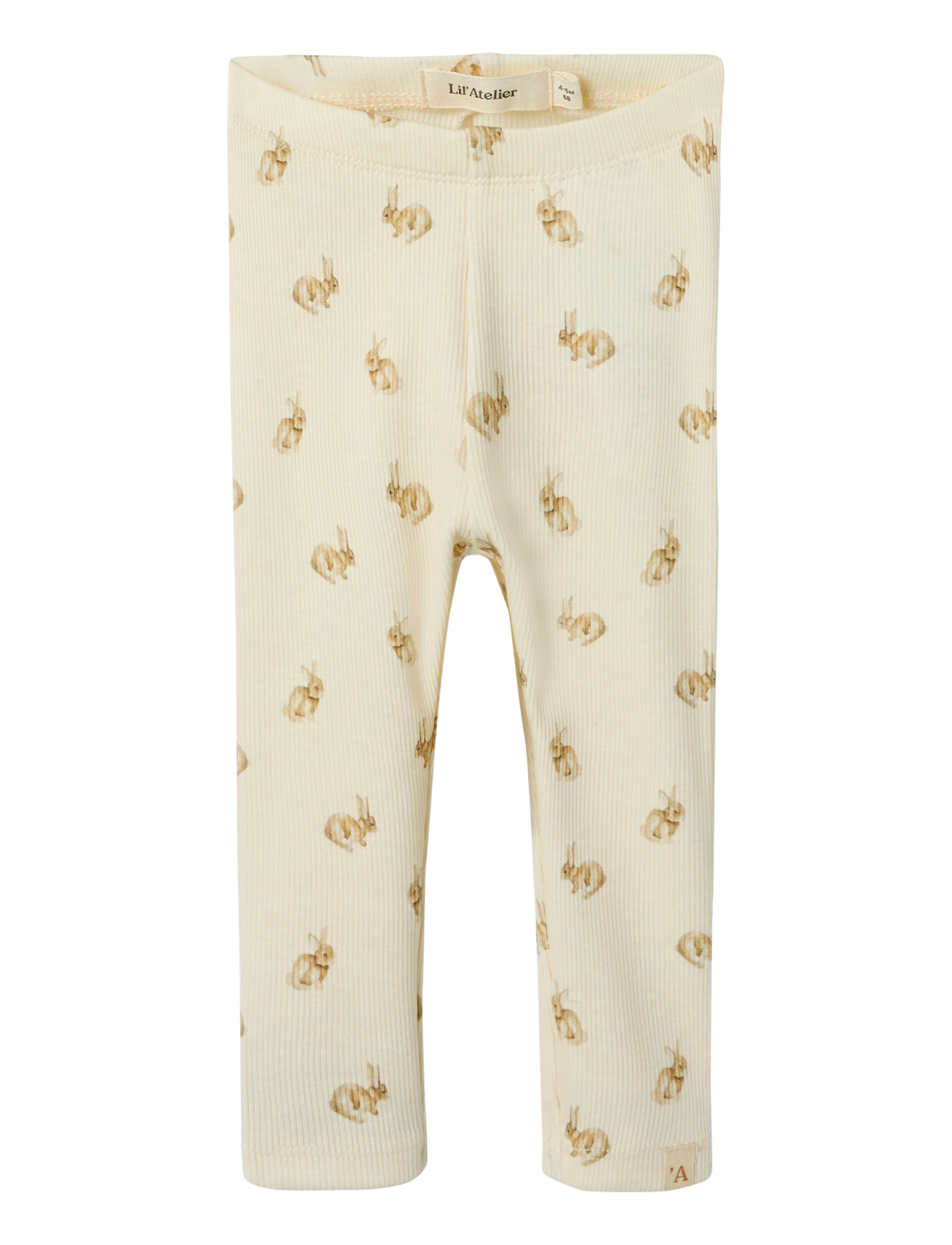 LIL'ATELIER Nbnlavo Emo Slim Legging Lil Cream - 56 - Kinder