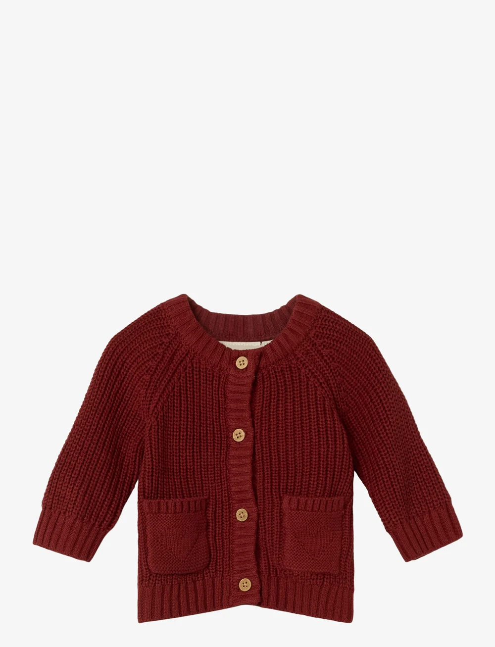 Lil'Atelier - NBFEMLEN LIS LS KNIT CARD LIL - koftor - spiced apple - 0