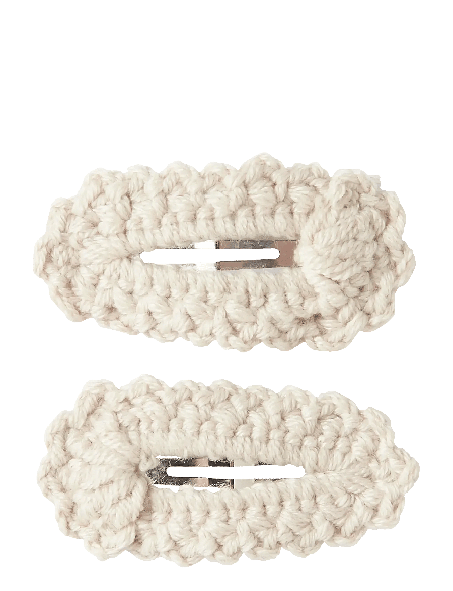 Lil'Atelier - NMFACC-LISA 2 PACK HAIR CLIPS LIL - hårklämmor - turtledove - 0