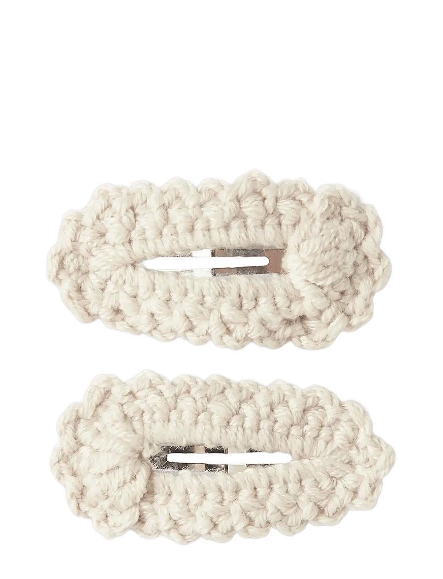 Lil'Atelier - NMFACC-LISA 2 PACK HAIR CLIPS LIL - hårklämmor - turtledove - 1