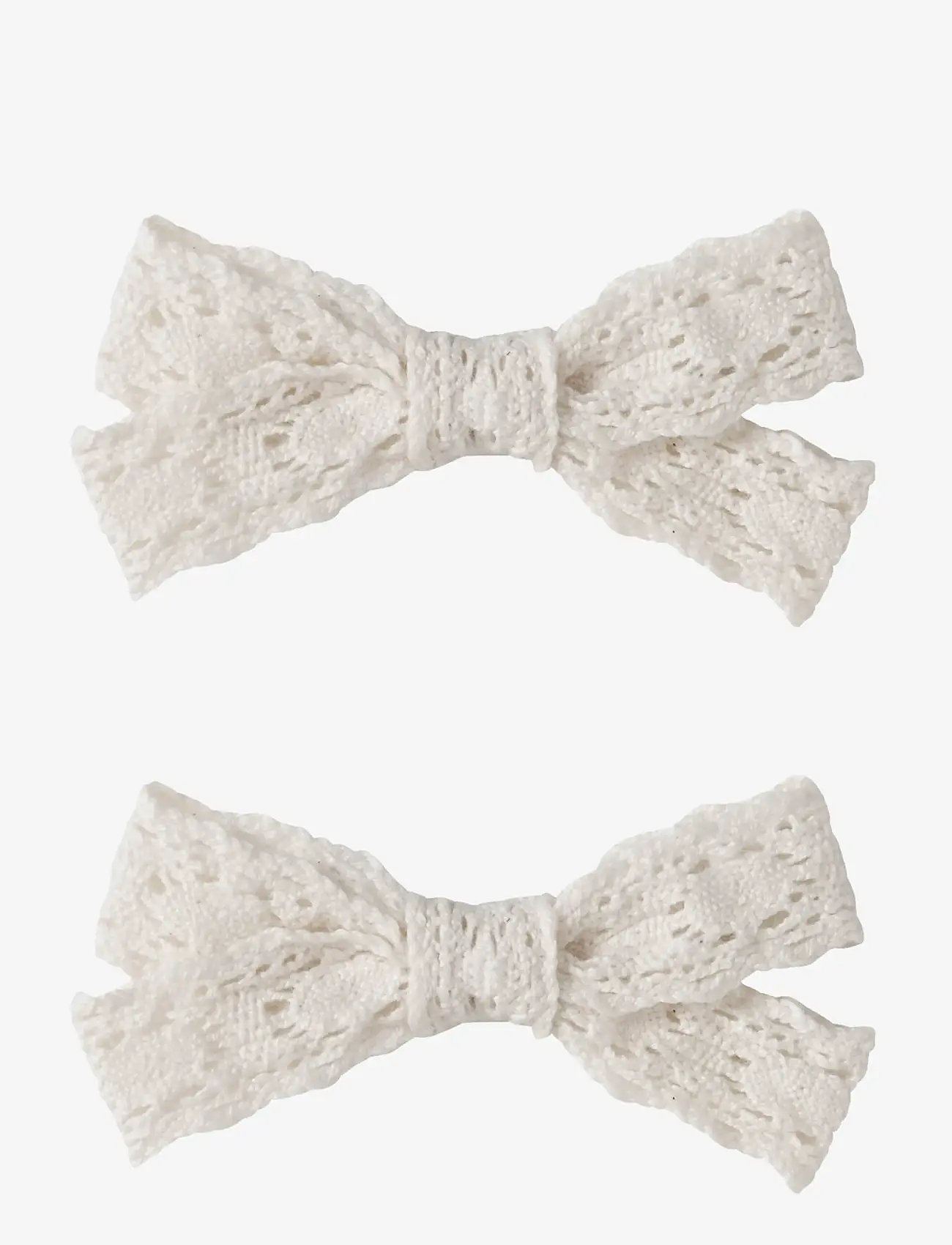 Lil'Atelier - NKFACC-LOLA 2 PACK HAIR CLIPS LIL - juukseklambrid - coconut milk - 0