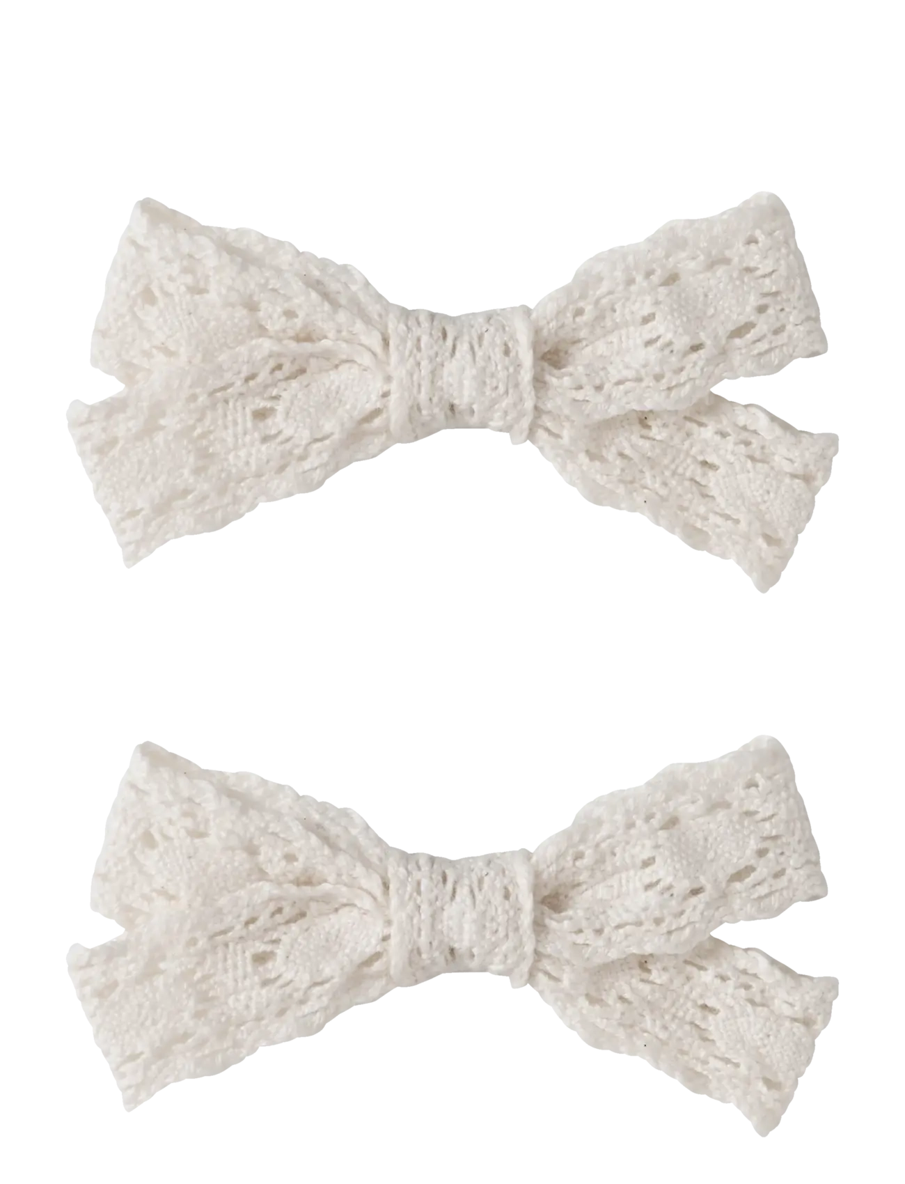 Lil'Atelier NMFACC-LOLA 2 PACK HAIR CLIPS LIL - Haaraccessoires - COCONUT MILK / white