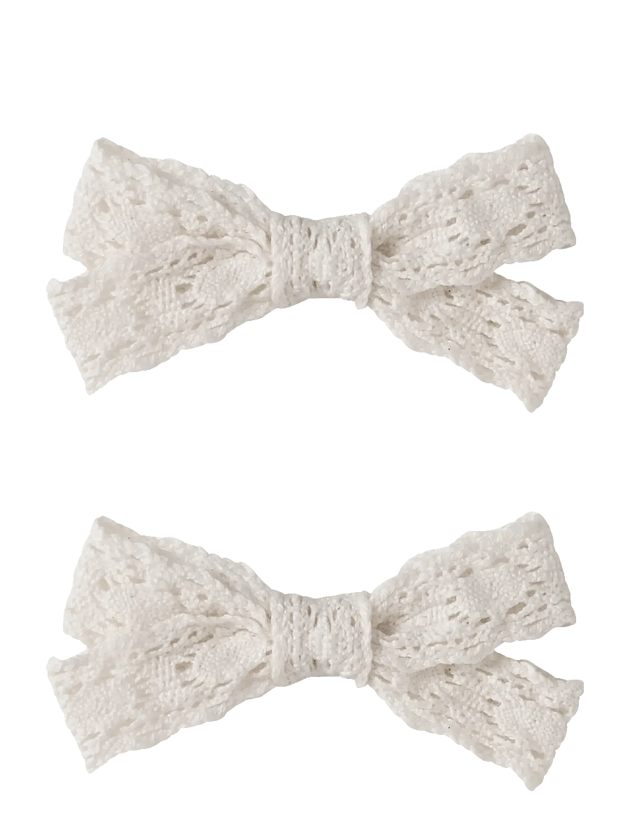 Lil'Atelier - NMFACC-LOLA 2 PACK HAIR CLIPS LIL - juukseklambrid - coconut milk - 0