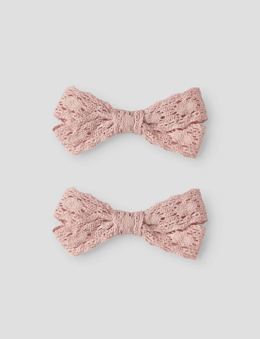 Lil'Atelier - NMFACC-LOLA 2 PACK HAIR CLIPS LIL - hårklämmor - peach whip - 2