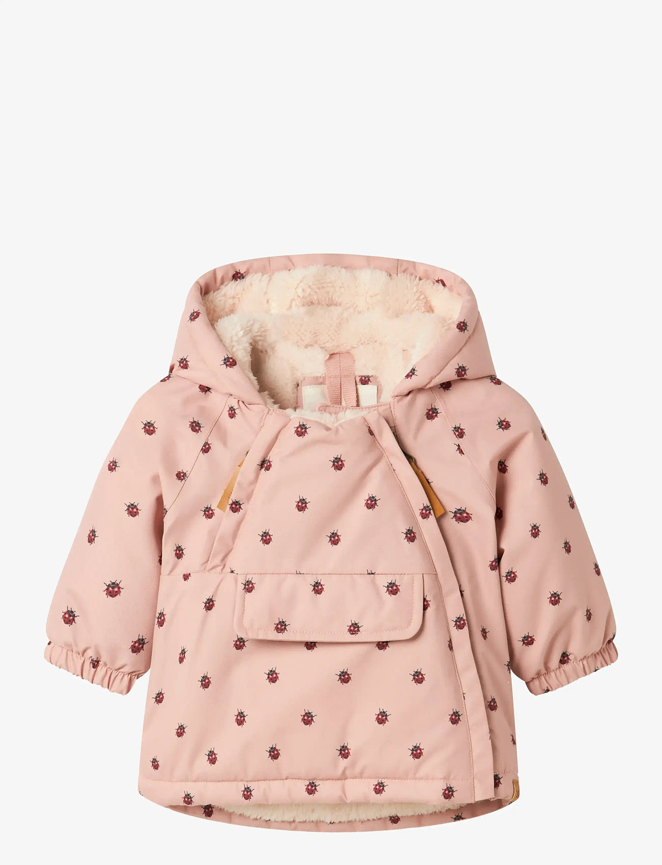 Lil'Atelier - NBFLASNOW05 JKT AOP FO LIL - dunjakker - misty rose - 1