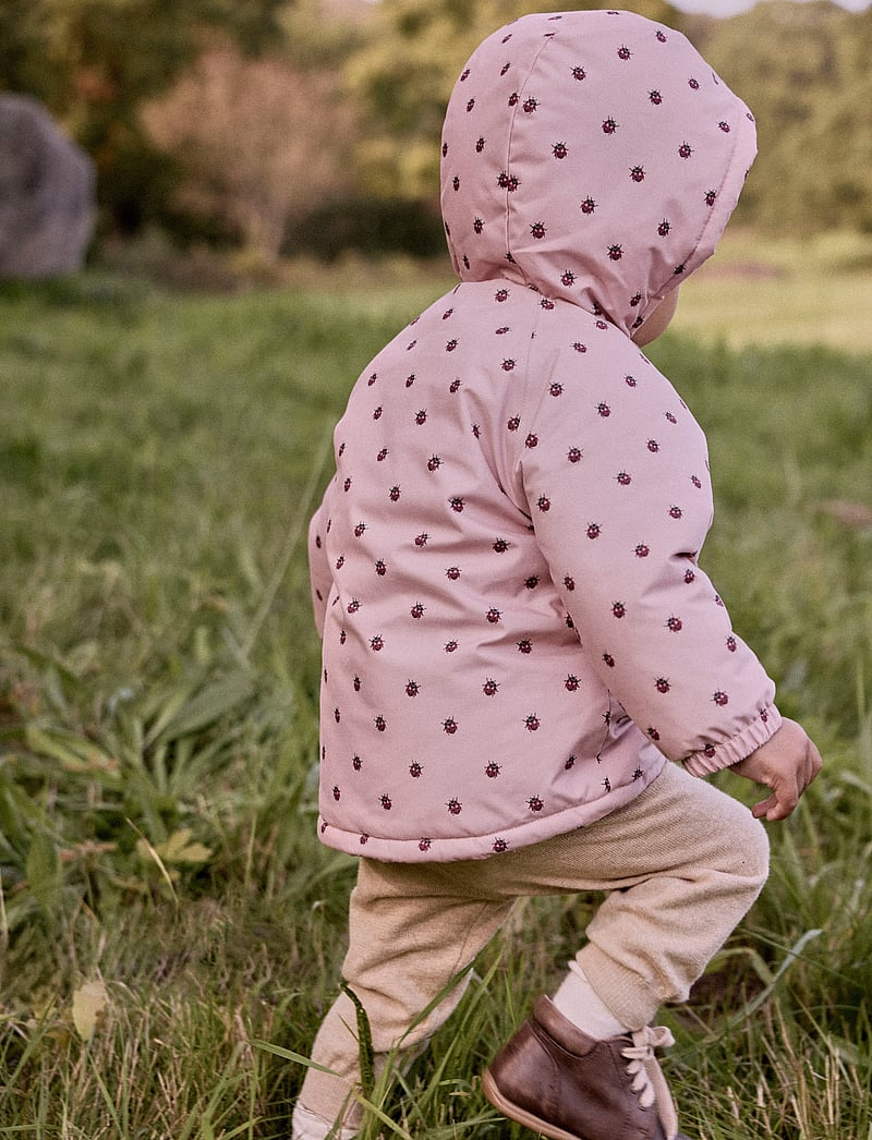 Lil'Atelier - NBFLASNOW05 JKT AOP FO LIL - dunjakker - misty rose - 0