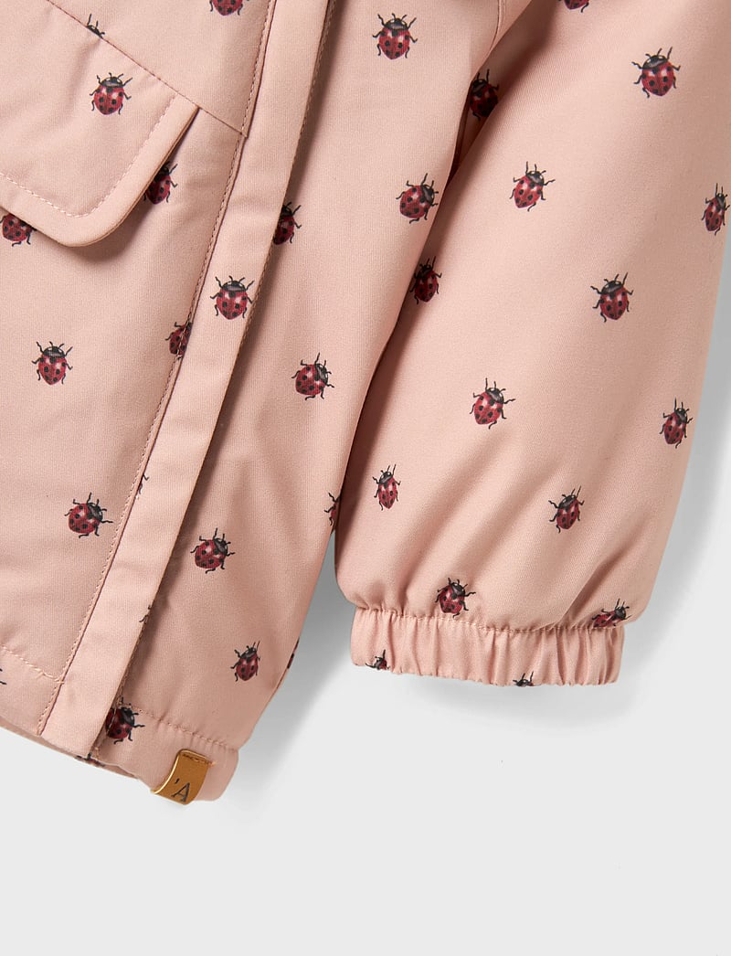 Lil'Atelier - NBFLASNOW05 JKT AOP FO LIL - dunjakker - misty rose - 3