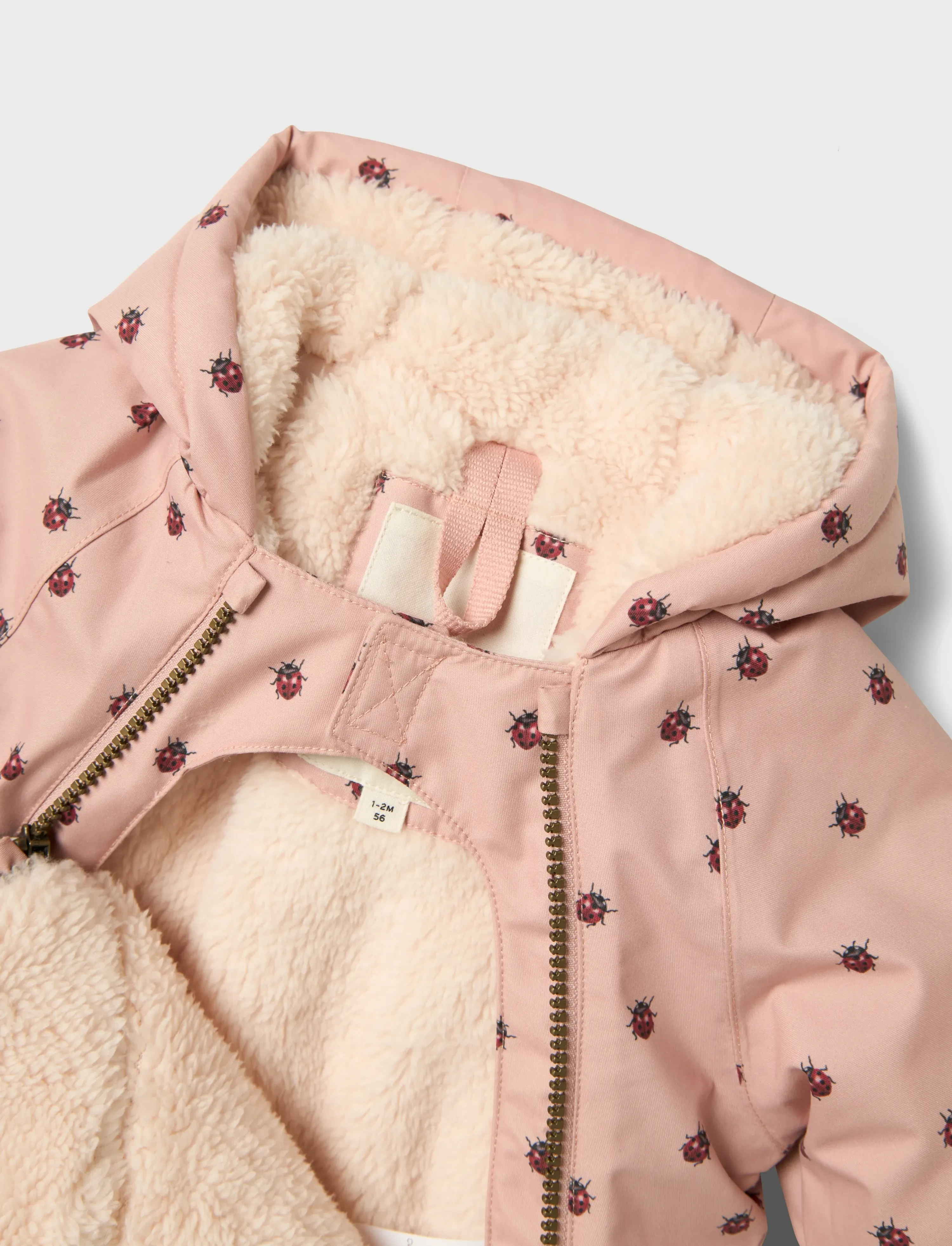 Lil'Atelier - NBFLASNOW05 JKT AOP FO LIL - veste rembourrée - misty rose - 4