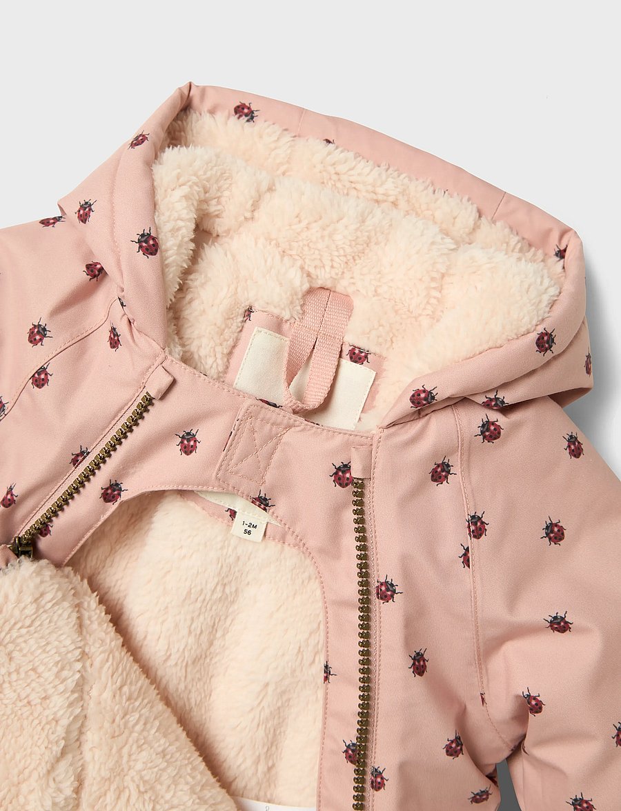 Lil'Atelier - NBFLASNOW05 JKT AOP FO LIL - veste rembourrée - misty rose - 4