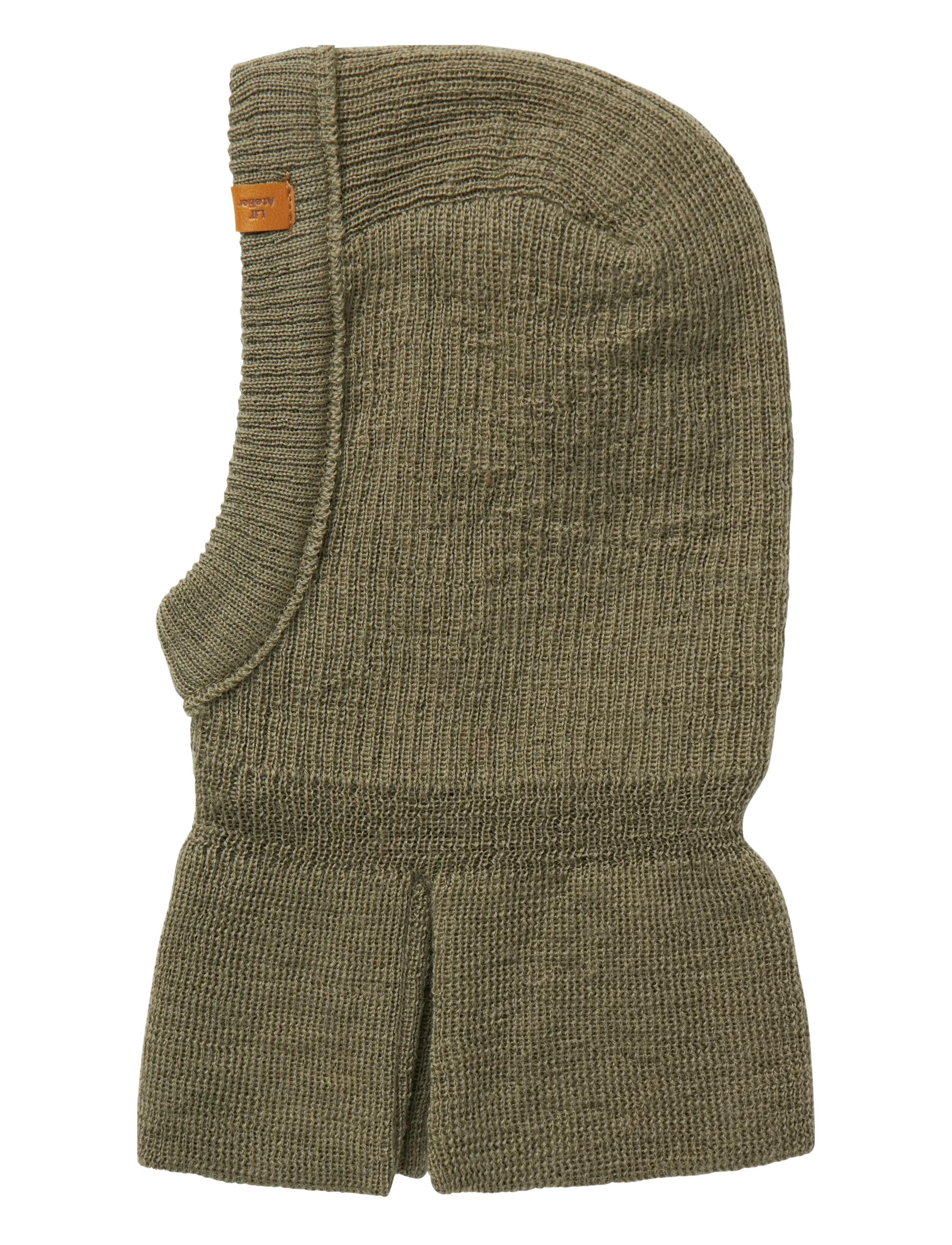 Lil'Atelier NBNNANSON KNIT BALACLAVA LIL - Mützen - OVERLAND TREK / green