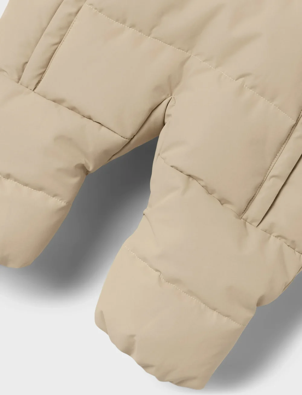 Lil'Atelier - NBFLAMEDOW03 PUFFER SNOWSUIT FO LIL - schneeanzug - oxford tan - 0