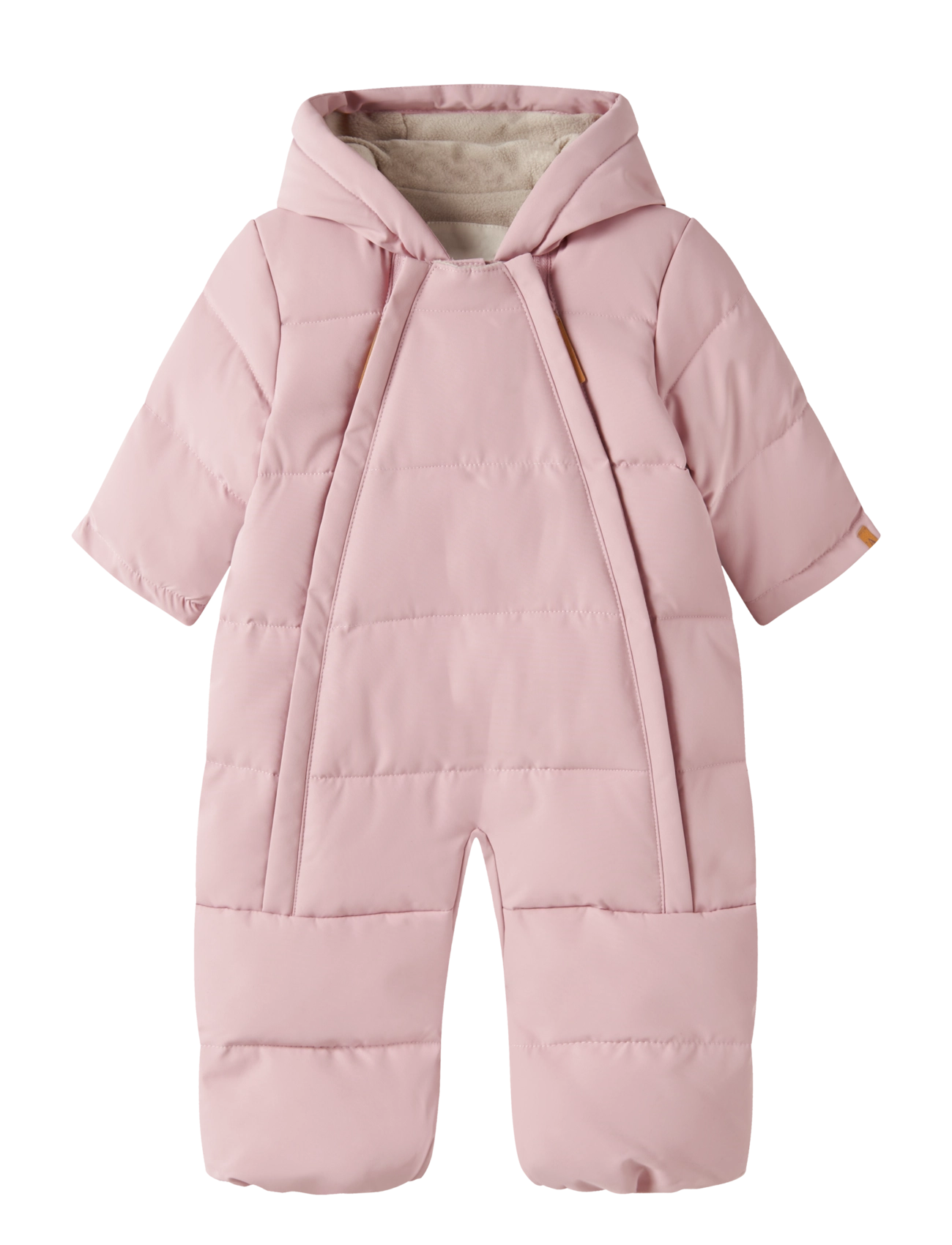 Lil'Atelier NBFLAMEDOW03 PUFFER SNOWSUIT FO LIL - New Arrivals - ZEPHYR / pink/rose