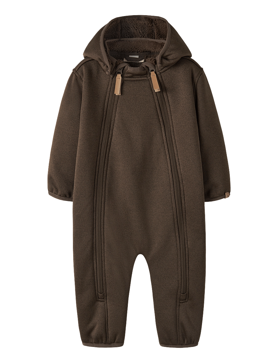 Lil'Atelier - NBNLORO LOOSE SUIT 1FO LIL - softshell-kombed - dark earth - 0
