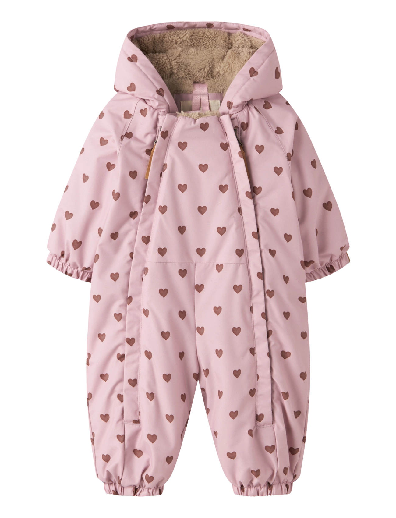 Lil'Atelier NBFLASNOW05 SUIT FO LIL - Thermo overalls - ZEPHYR / pink/rose