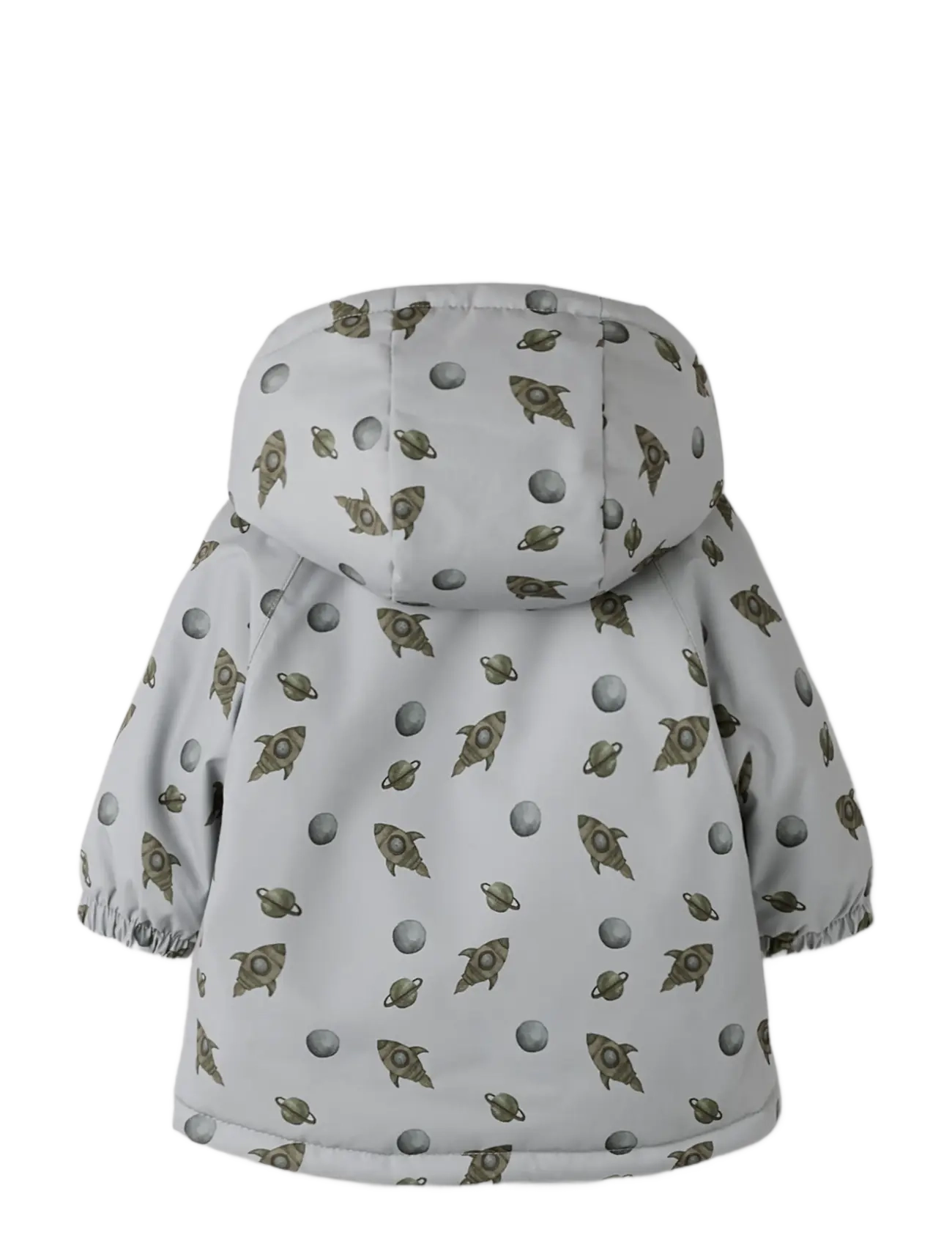 Lil'Atelier - NBMLASNOW05 JKT AOP FO LIL - daunen- und steppjacken - sleet - 1