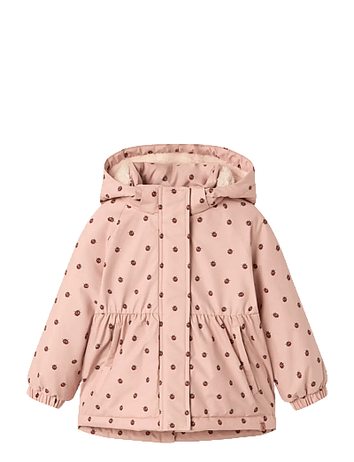 Lil'Atelier NMFLASNOW05 JKT AOP FO LIL - Jackets - MISTY ROSE / pink/rose
