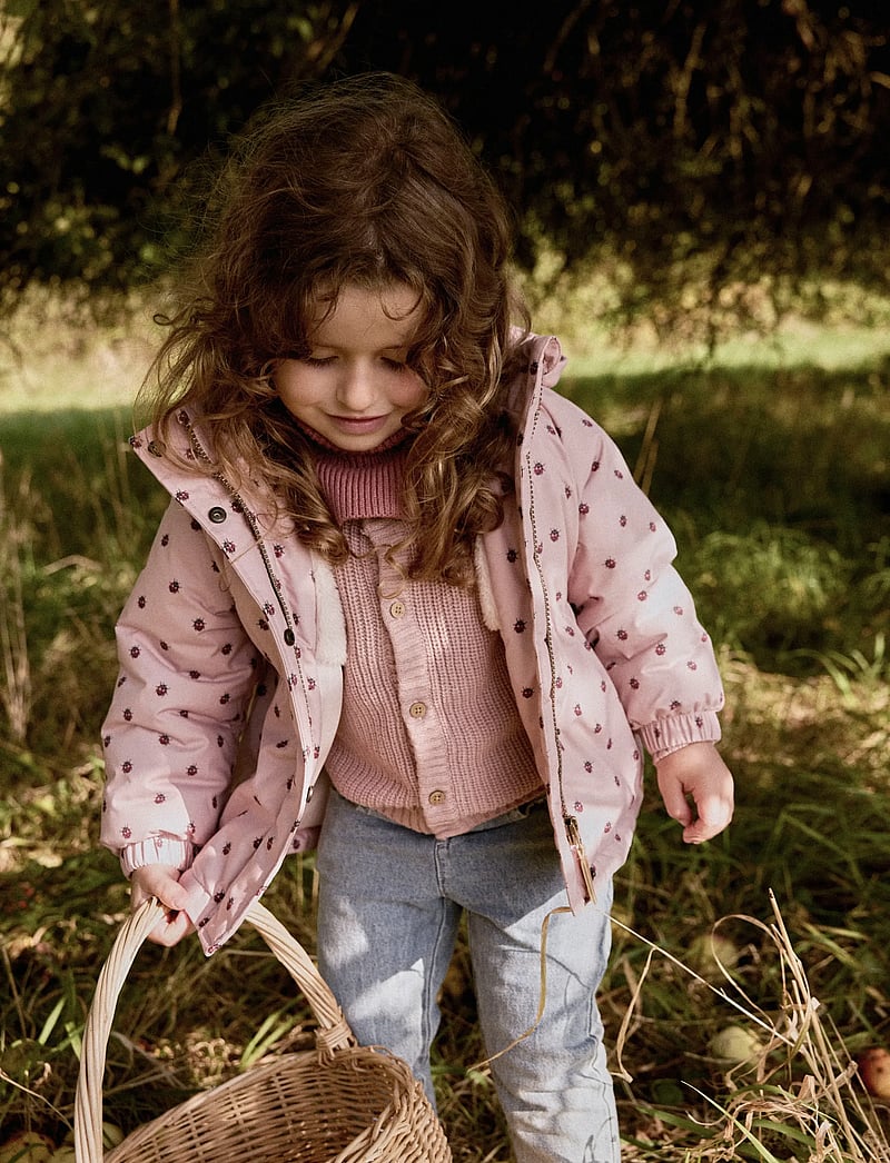 Lil'Atelier - NMFLASNOW05 JKT AOP FO LIL - parkas - misty rose - 4