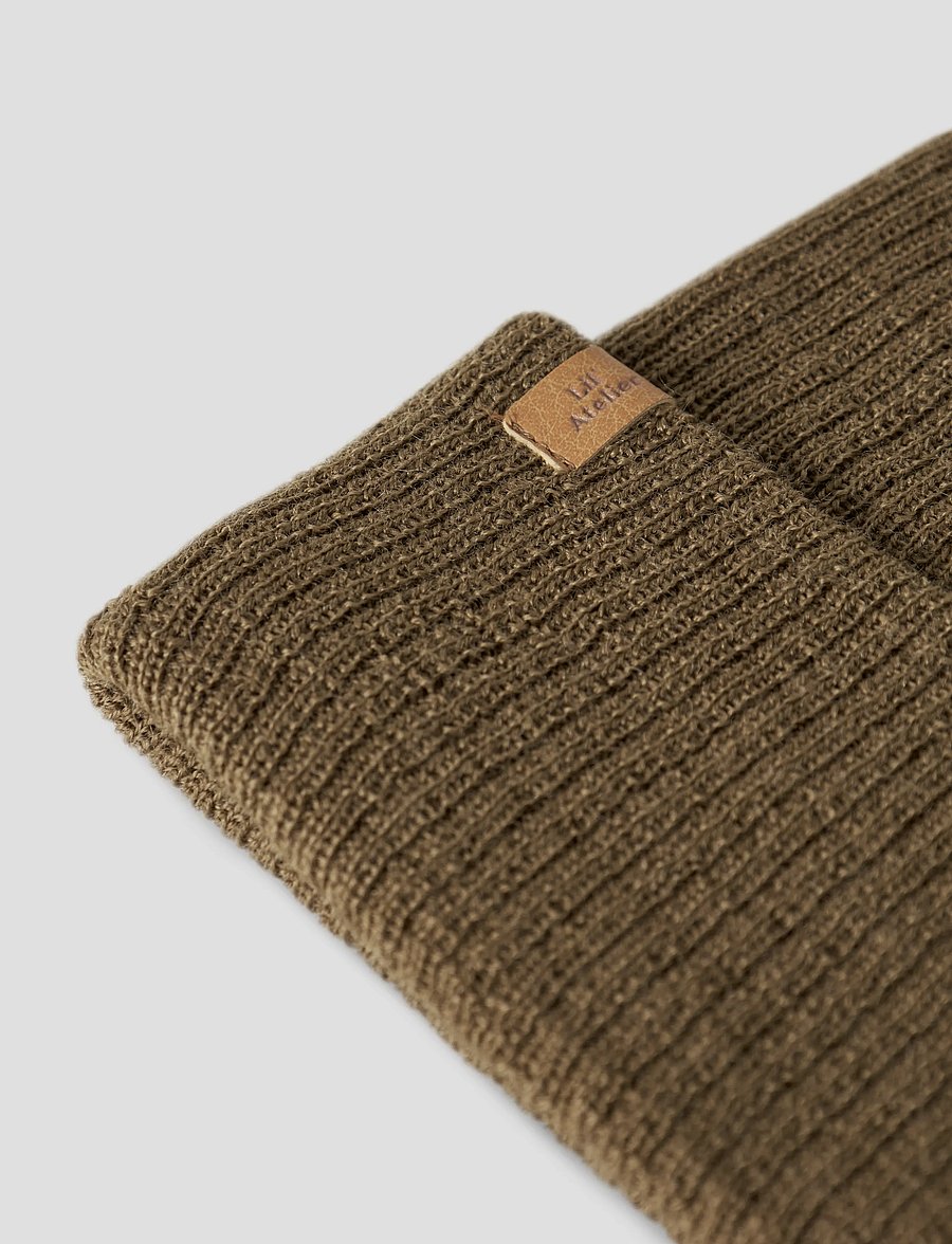 Lil'Atelier - NMNNANSON KNIT HAT1 LIL - kootud mütsid - kangaroo - 3