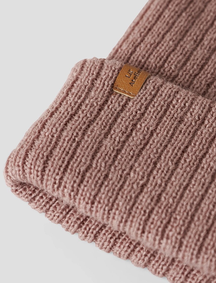 Lil'Atelier - NMNNANSON KNIT HAT1 LIL - beanies - misty rose - 3