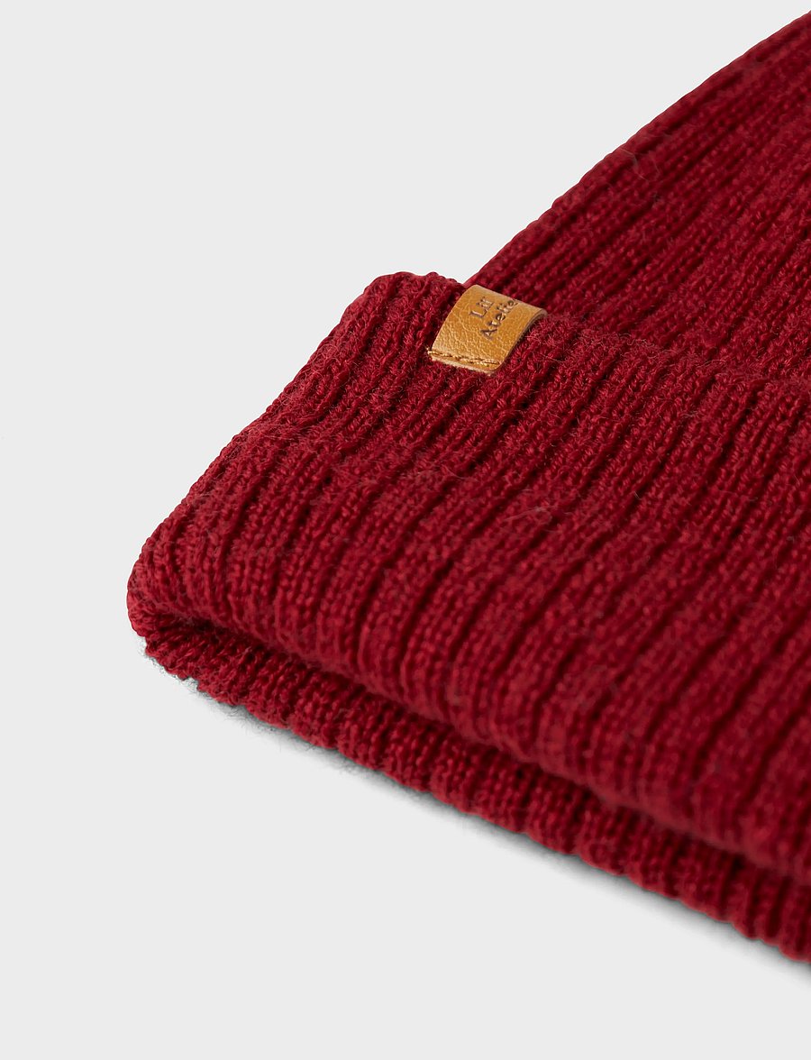 Lil'Atelier - NMNNANSON KNIT HAT1 LIL - pipot - red dahlia - 3