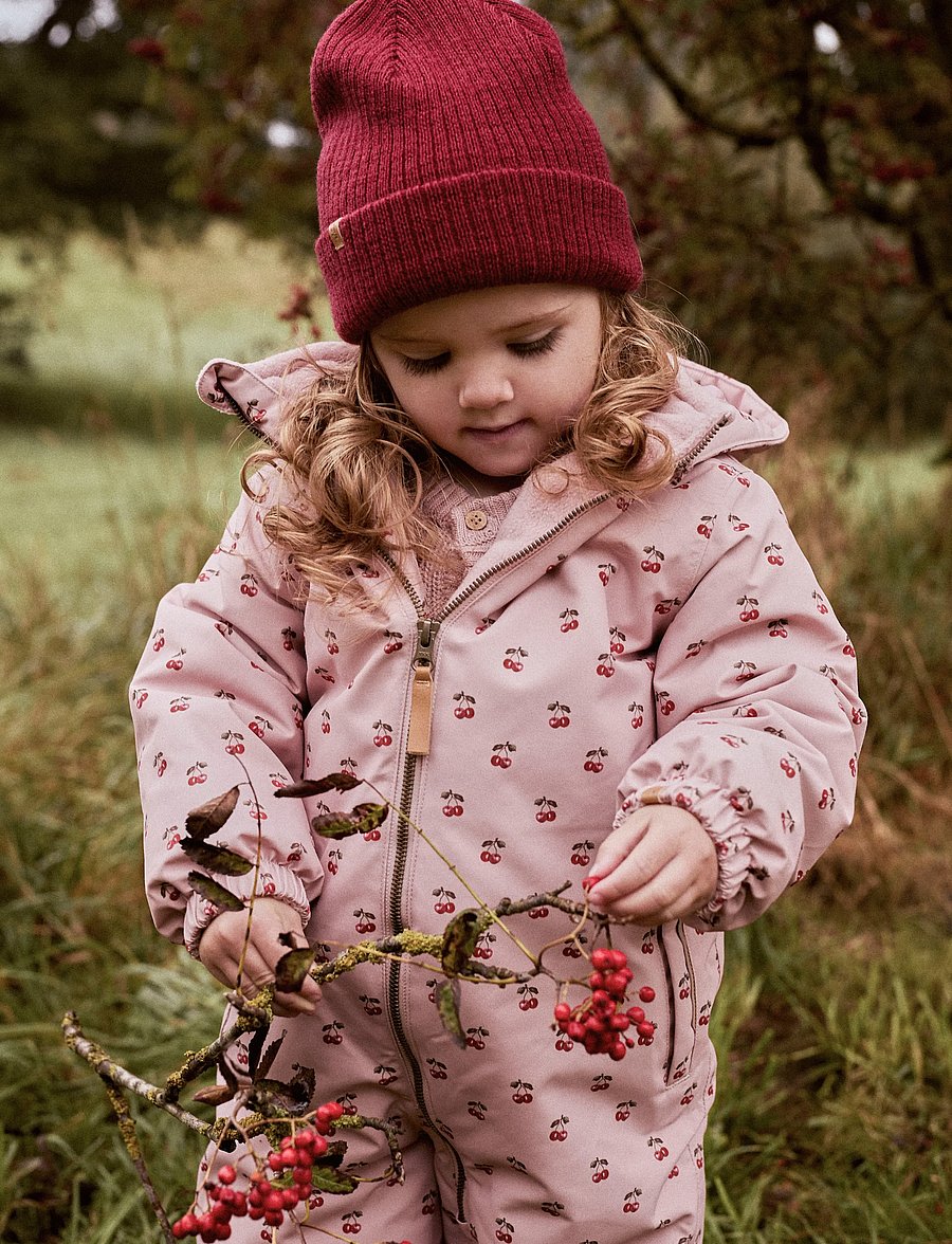 Lil'Atelier - NMNNANSON KNIT HAT1 LIL - pipot - red dahlia - 4