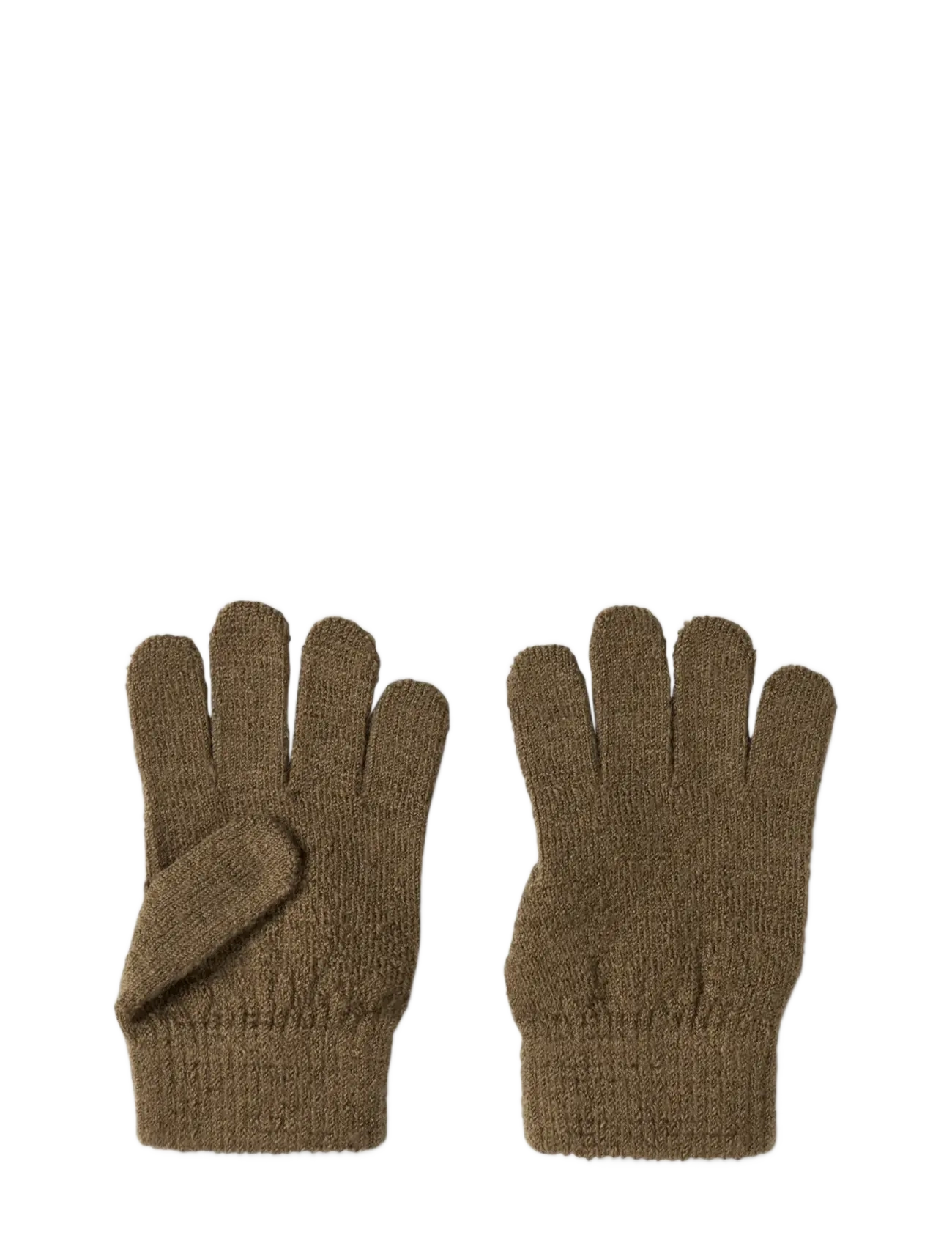 Lil'Atelier - NMNNANSON KNIT GLOVES1 LIL - handskar - kangaroo - 1