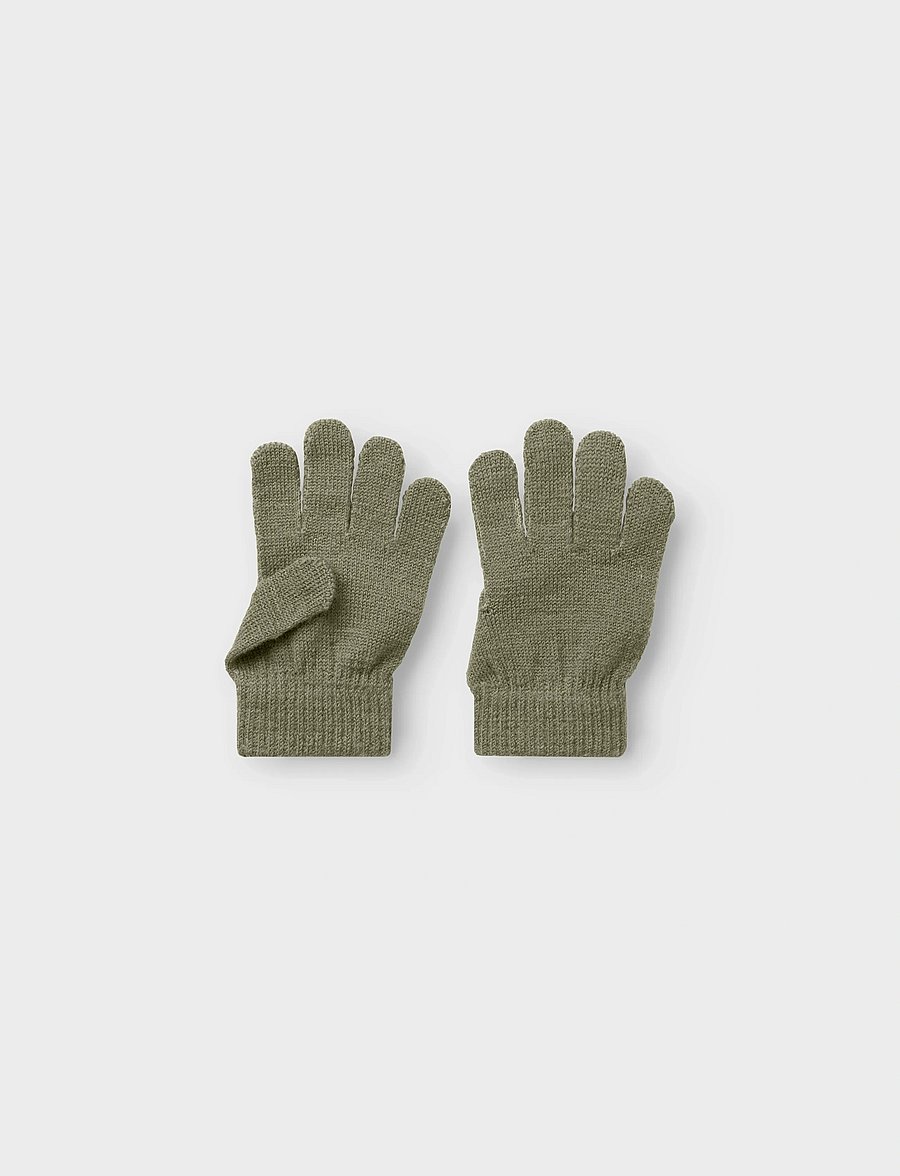 Lil'Atelier - NMNNANSON KNIT GLOVES1 LIL - handskar - overland trek - 0