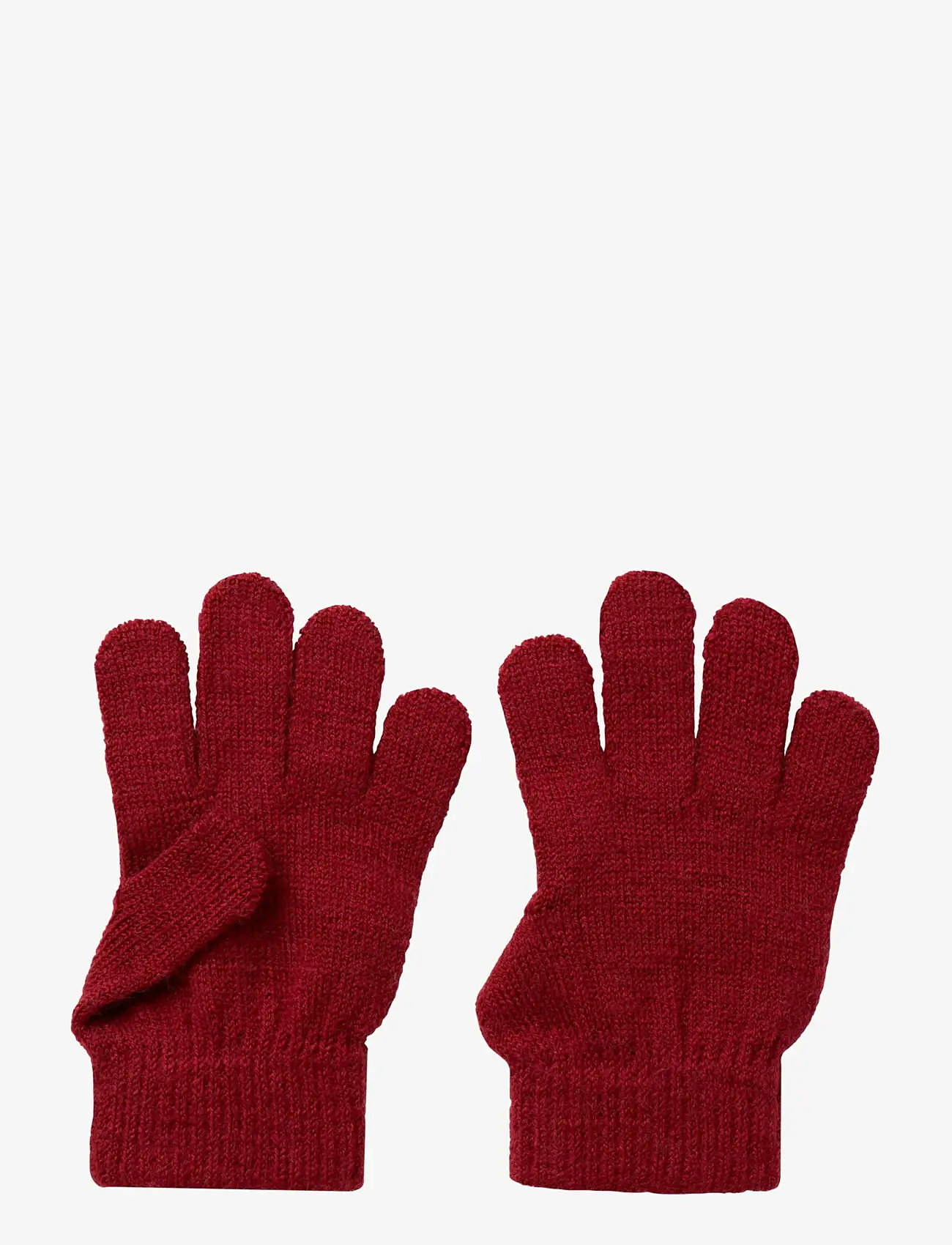 Lil'Atelier - NMNNANSON KNIT GLOVES1 LIL - handsker - red dahlia - 1