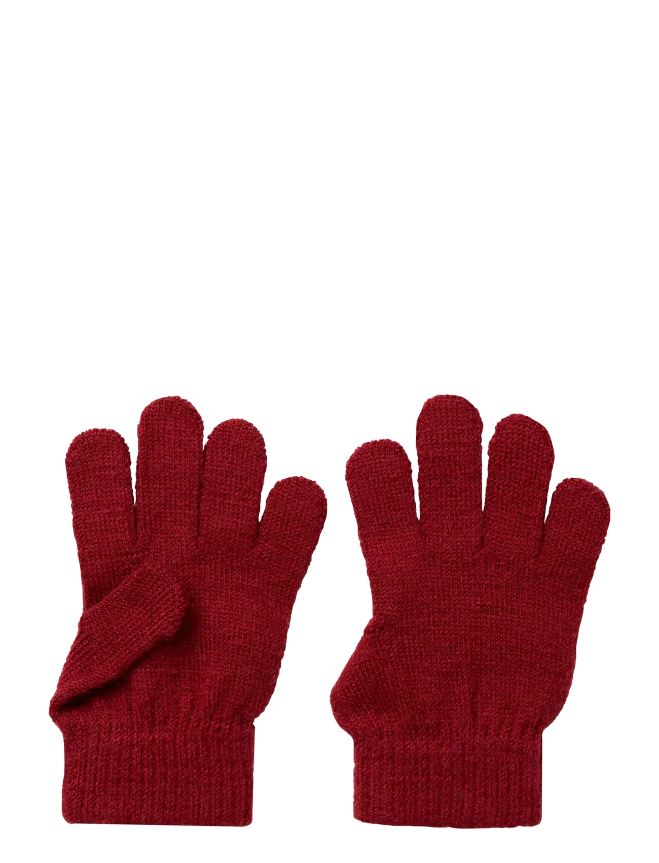 Lil'Atelier NMNNANSON KNIT GLOVES1 LIL - Accessoires - RED DAHLIA / red
