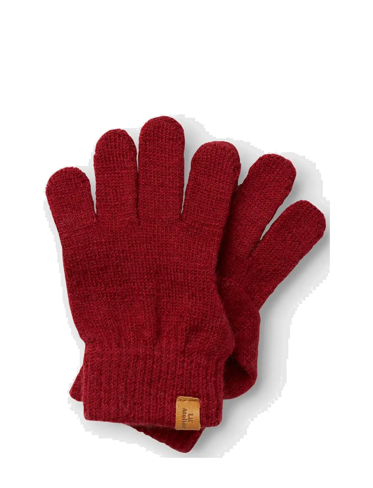 Lil'Atelier - NMNNANSON KNIT GLOVES1 LIL - handsker - red dahlia - 2