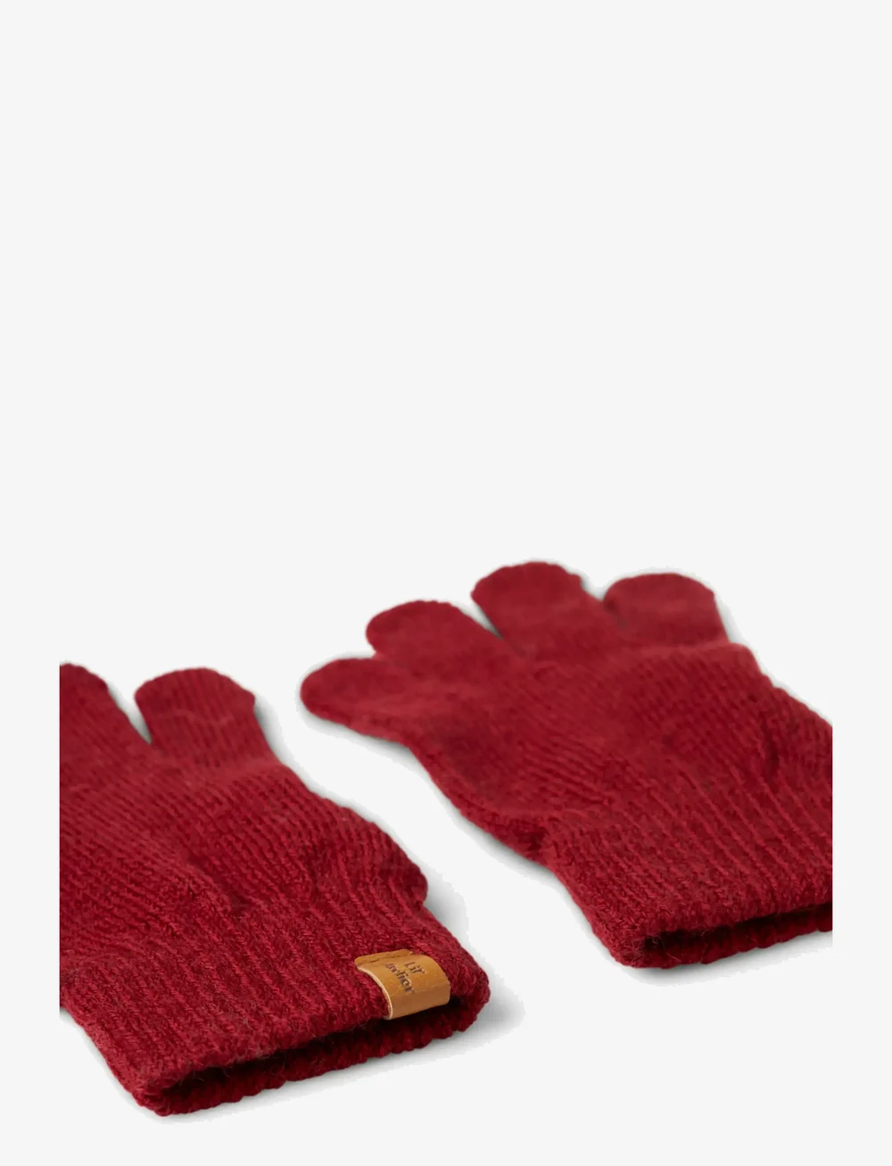 Lil'Atelier - NMNNANSON KNIT GLOVES1 LIL - handsker - red dahlia - 3