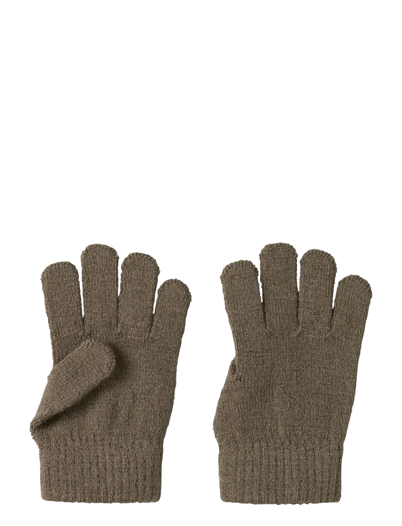 Lil'Atelier NMNNANSON KNIT GLOVES1 LIL - Accessoires - SHITAKE / brown