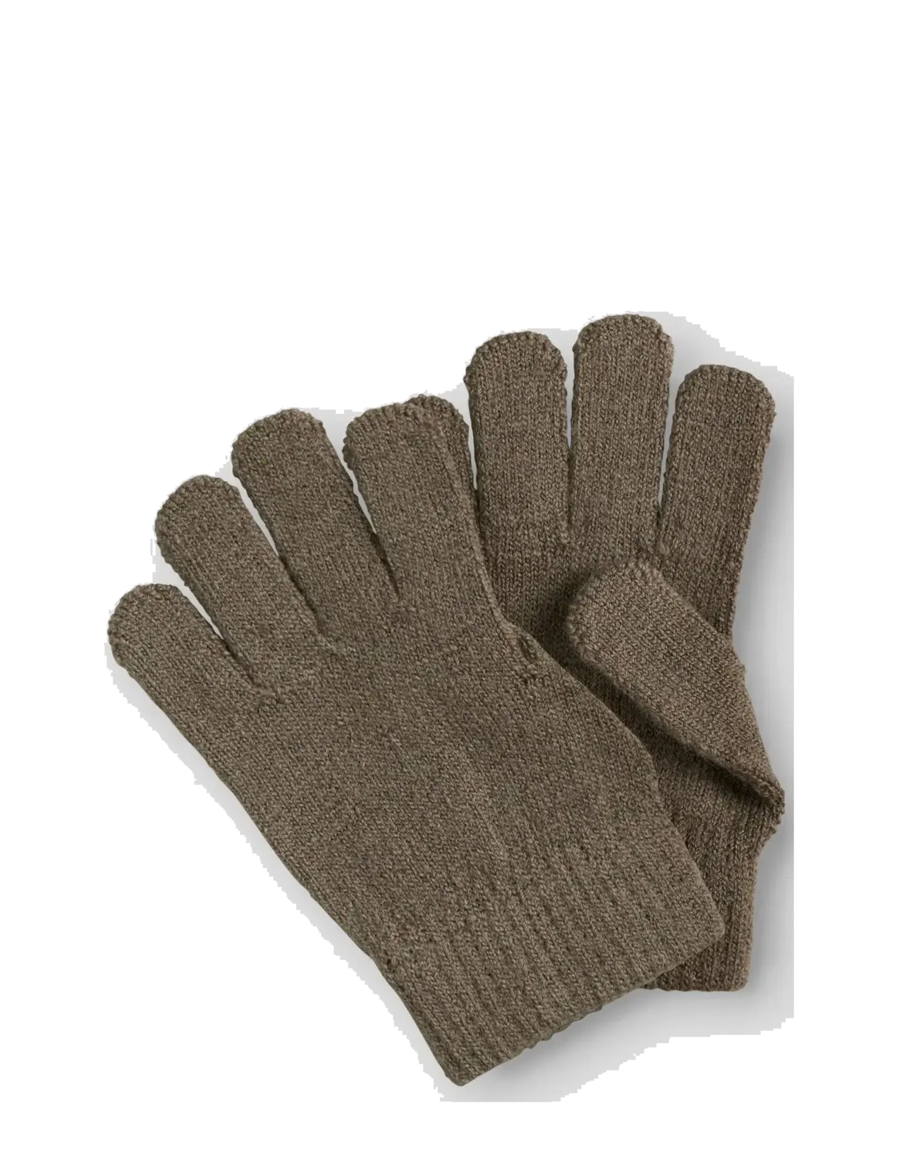 Lil'Atelier - NMNNANSON KNIT GLOVES1 LIL - handsker - shitake - 2