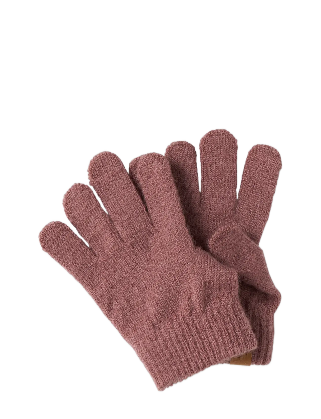 Lil'Atelier - NMNNANSON KNIT GLOVES1 LIL - handskar - withered rose - 1
