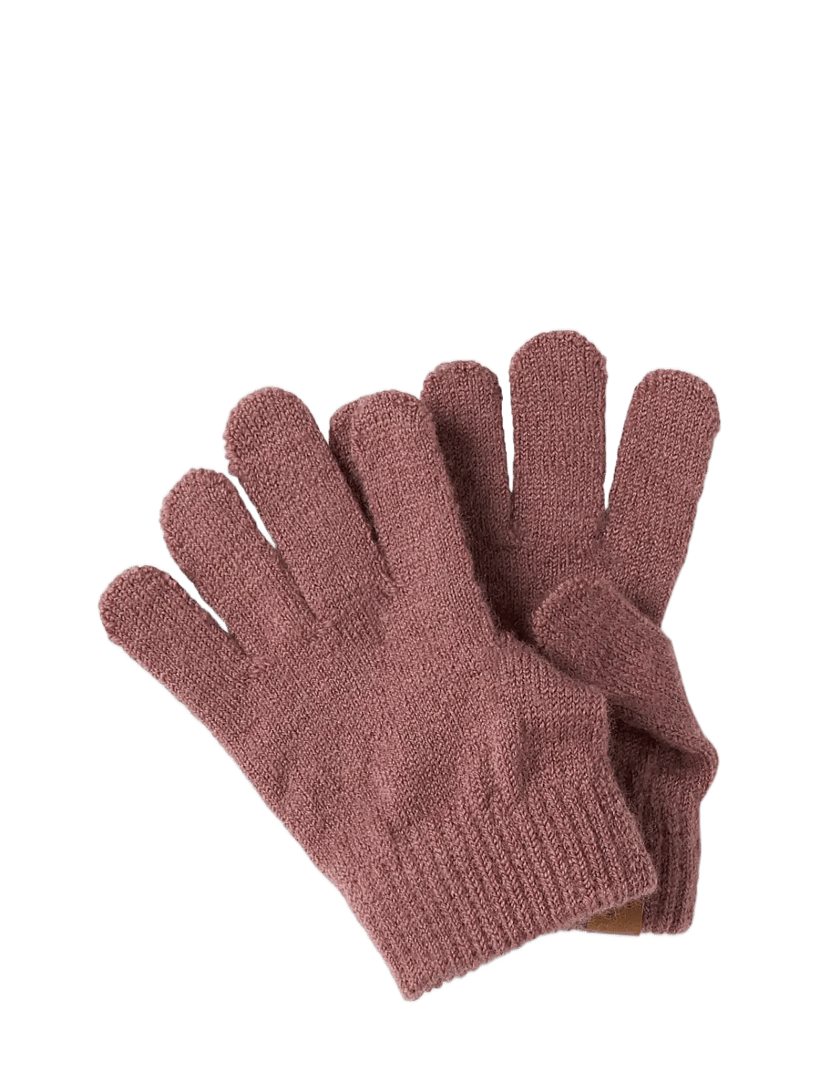 Lil'Atelier - NMNNANSON KNIT GLOVES1 LIL - handschuhe - withered rose - 1