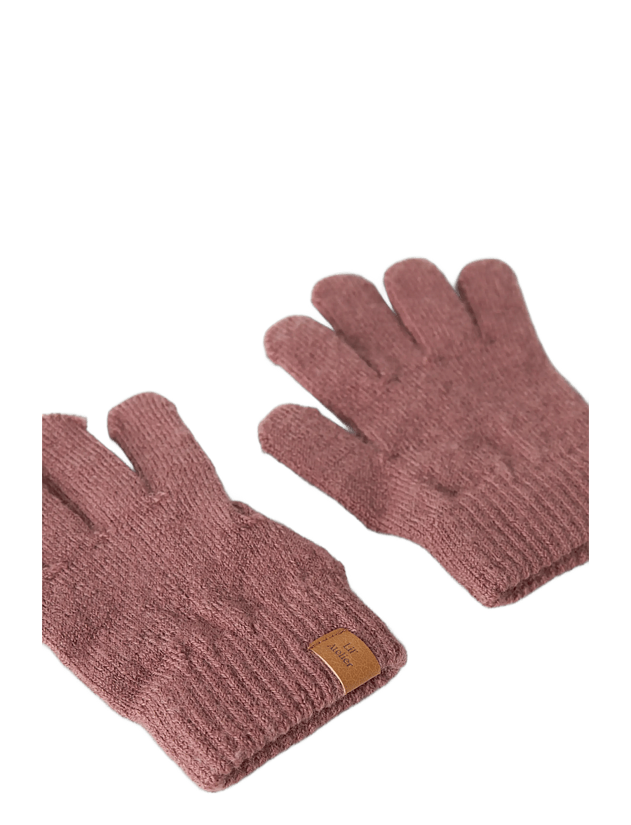 Lil'Atelier - NMNNANSON KNIT GLOVES1 LIL - handschuhe - withered rose - 2