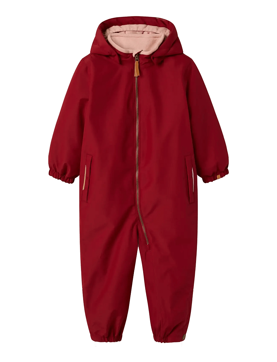 Lil'Atelier - NMFLASNOW10 SNOWSUIT FO LIL - vinteroveraller - red dahlia - 1