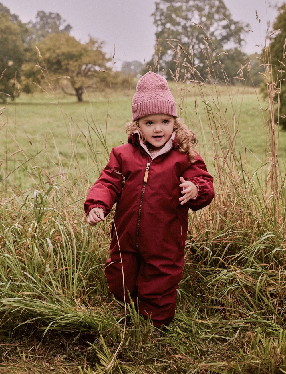 Lil'Atelier - NMFLASNOW10 SNOWSUIT FO LIL - talvihaalarit - red dahlia - 0