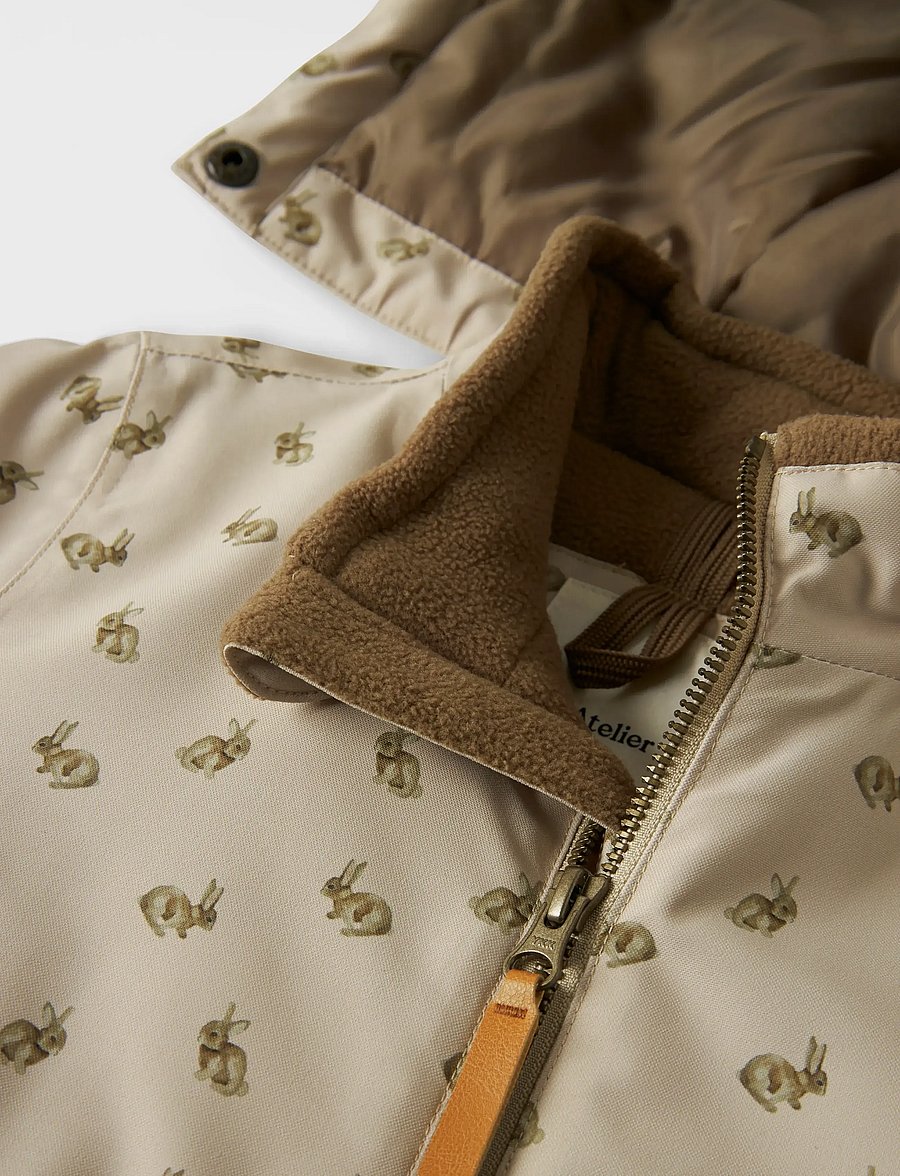 Lil'Atelier - NMFLASNOW10 SNOWSUIT AOP FO LIL - snowsuit - oxford tan - 5