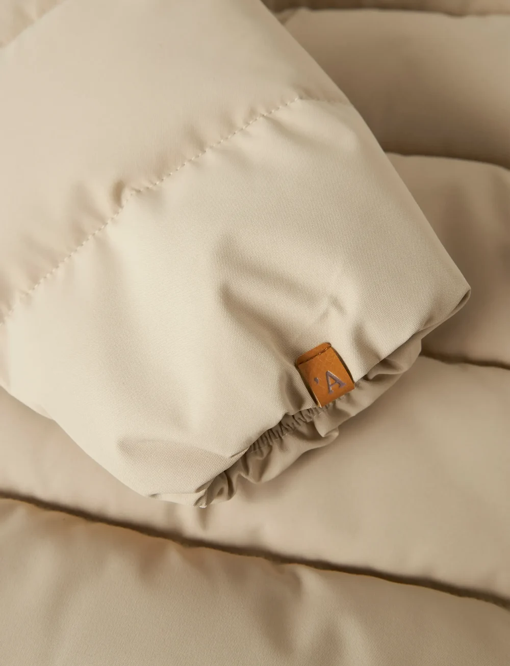 Lil'Atelier - NMFLAMEDOW03 PUFFER LONG JKT FO LIL - vinterjakker - oxford tan - 4