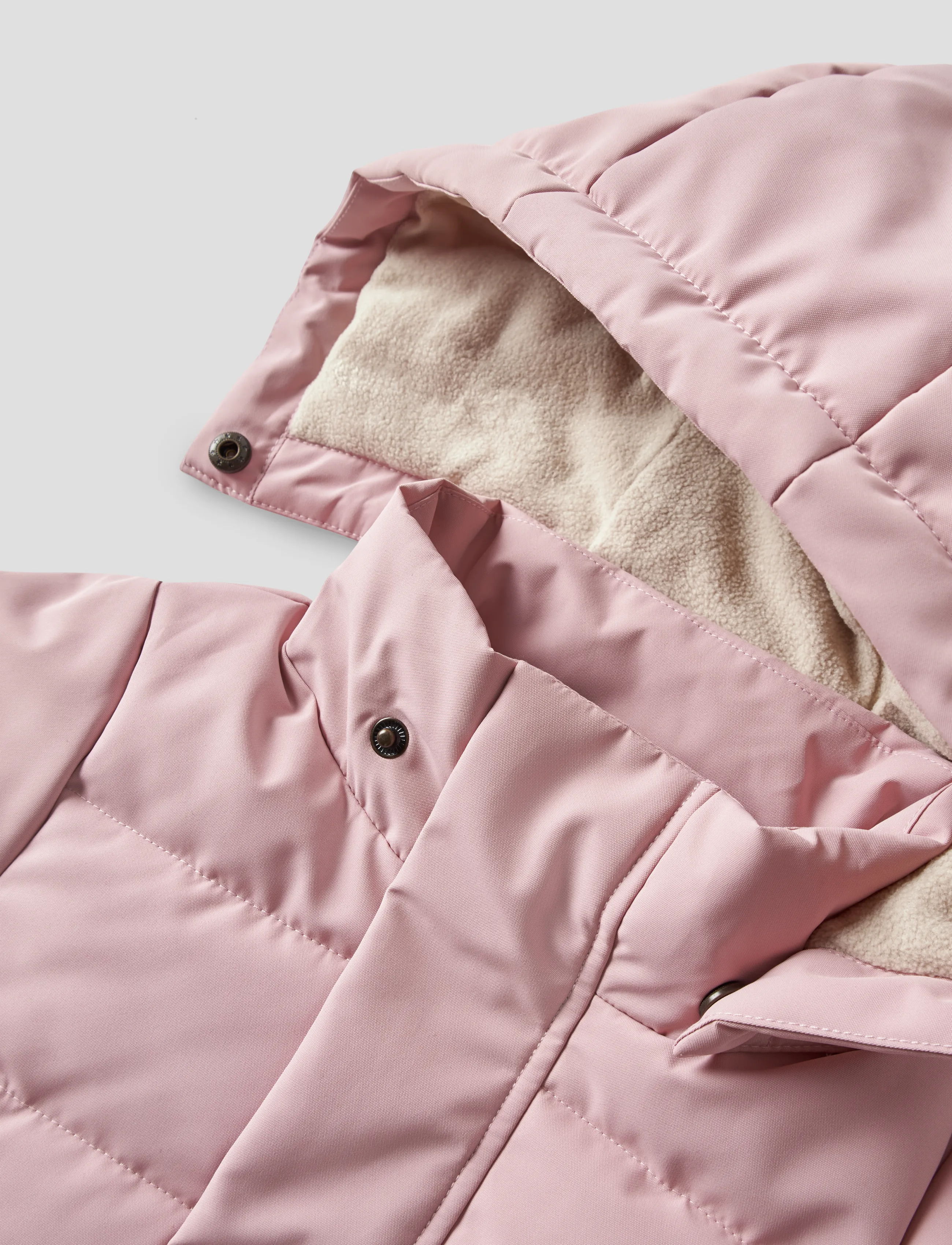 Lil'Atelier - NMFLAMEDOW03 PUFFER LONG JKT FO LIL - winter jackets - zephyr - 2