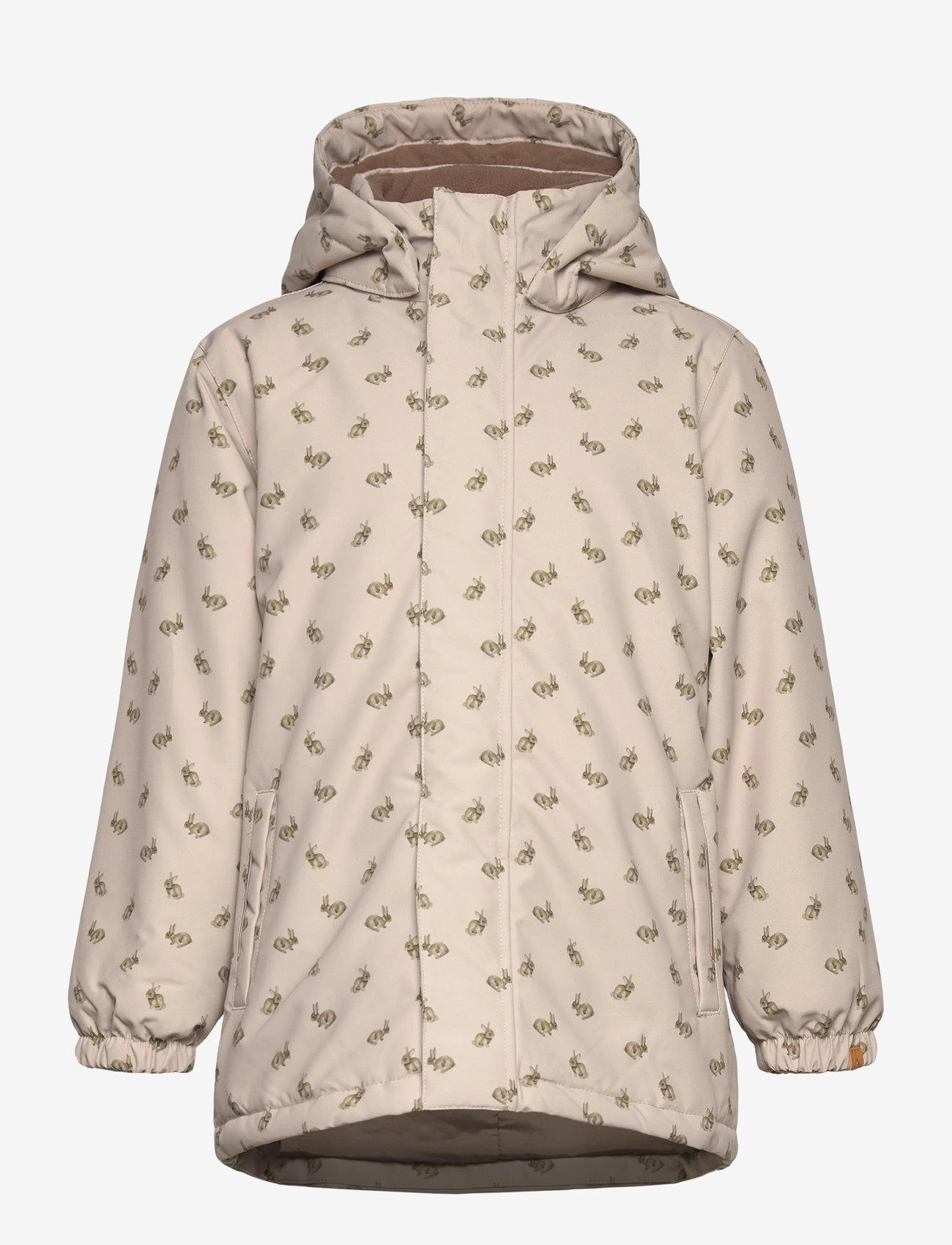 Lil'Atelier - NMFLASNOW10 JKT FO AOP1 LIL - dunjakker - oxford tan - 0